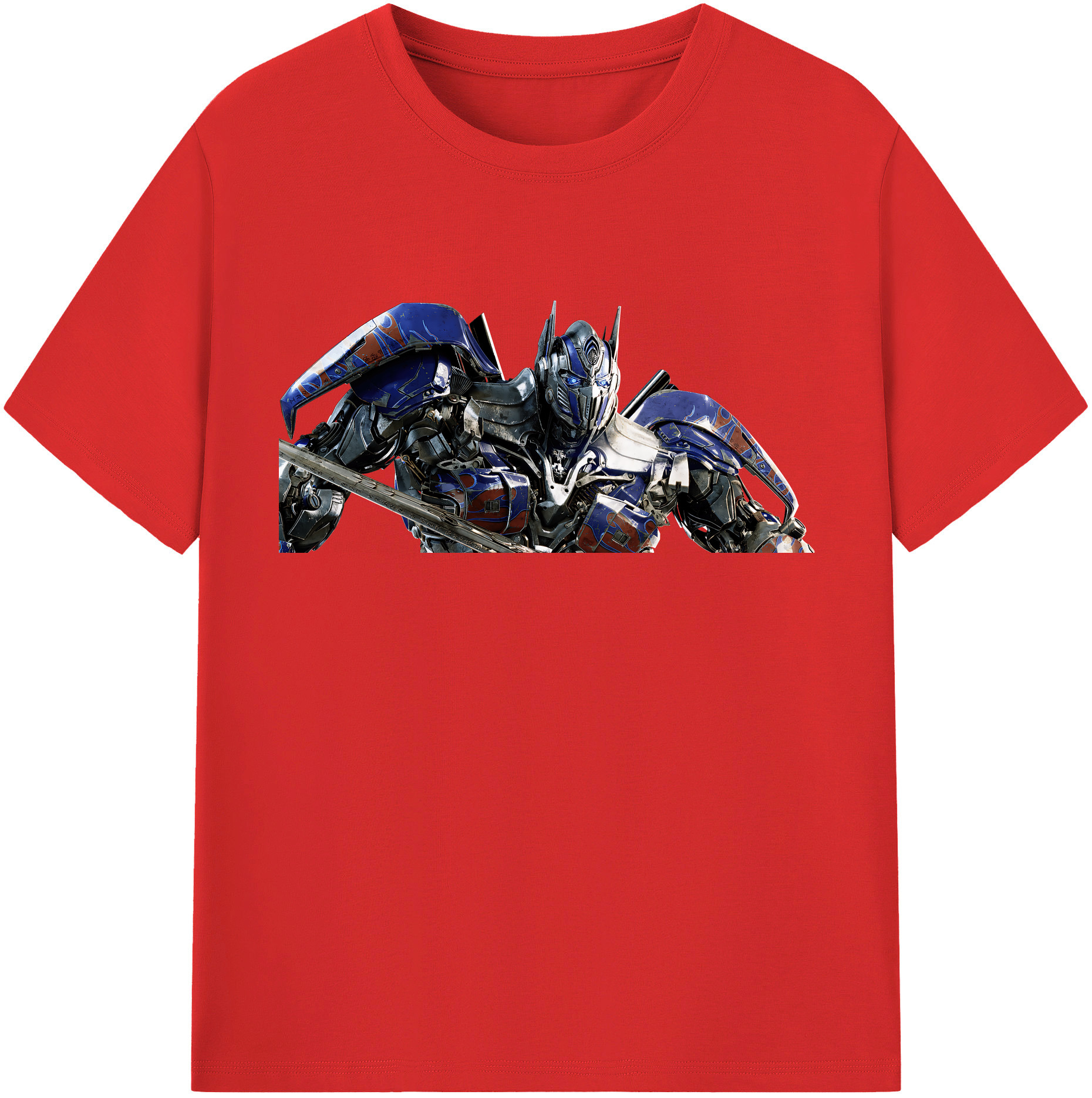 （画像用） Transformers トランスフォーマー レディースカジュアルプリントTシャツ（綿100％）