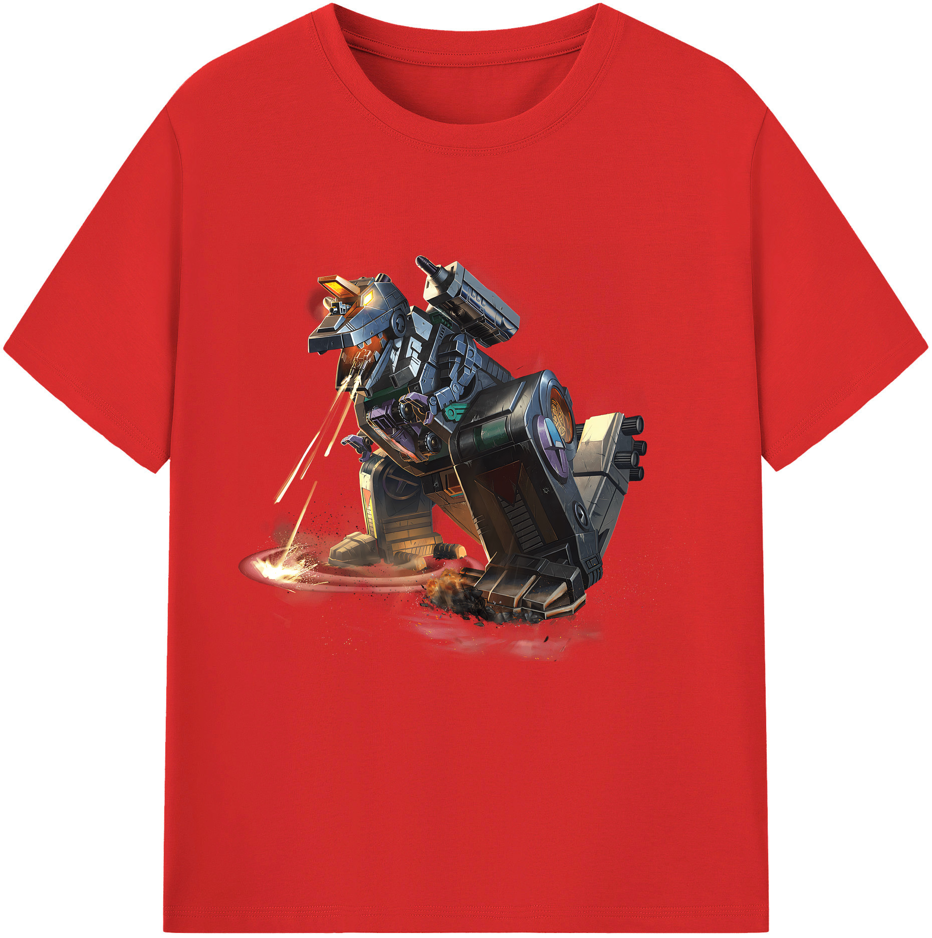 （画像用） Transformers トランスフォーマー レディースカジュアルプリントTシャツ（綿100％）