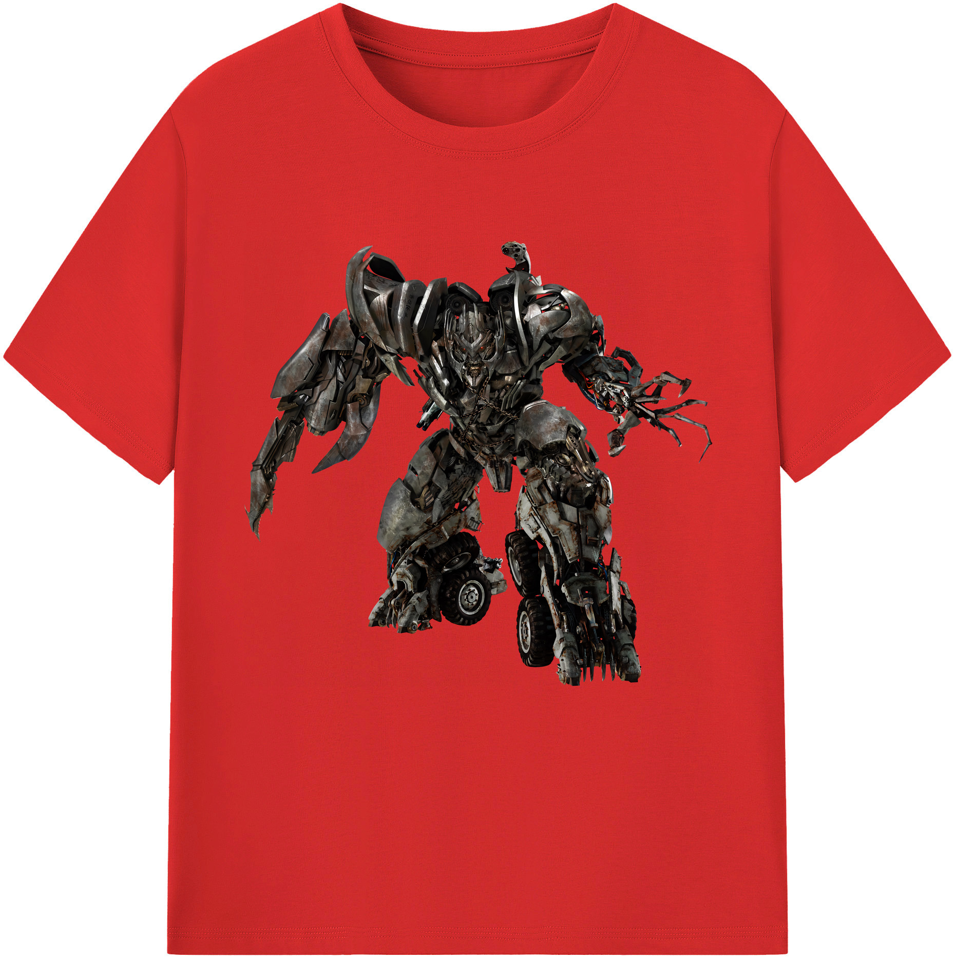 （画像用） Transformers トランスフォーマー レディースカジュアルプリントTシャツ（綿100％）