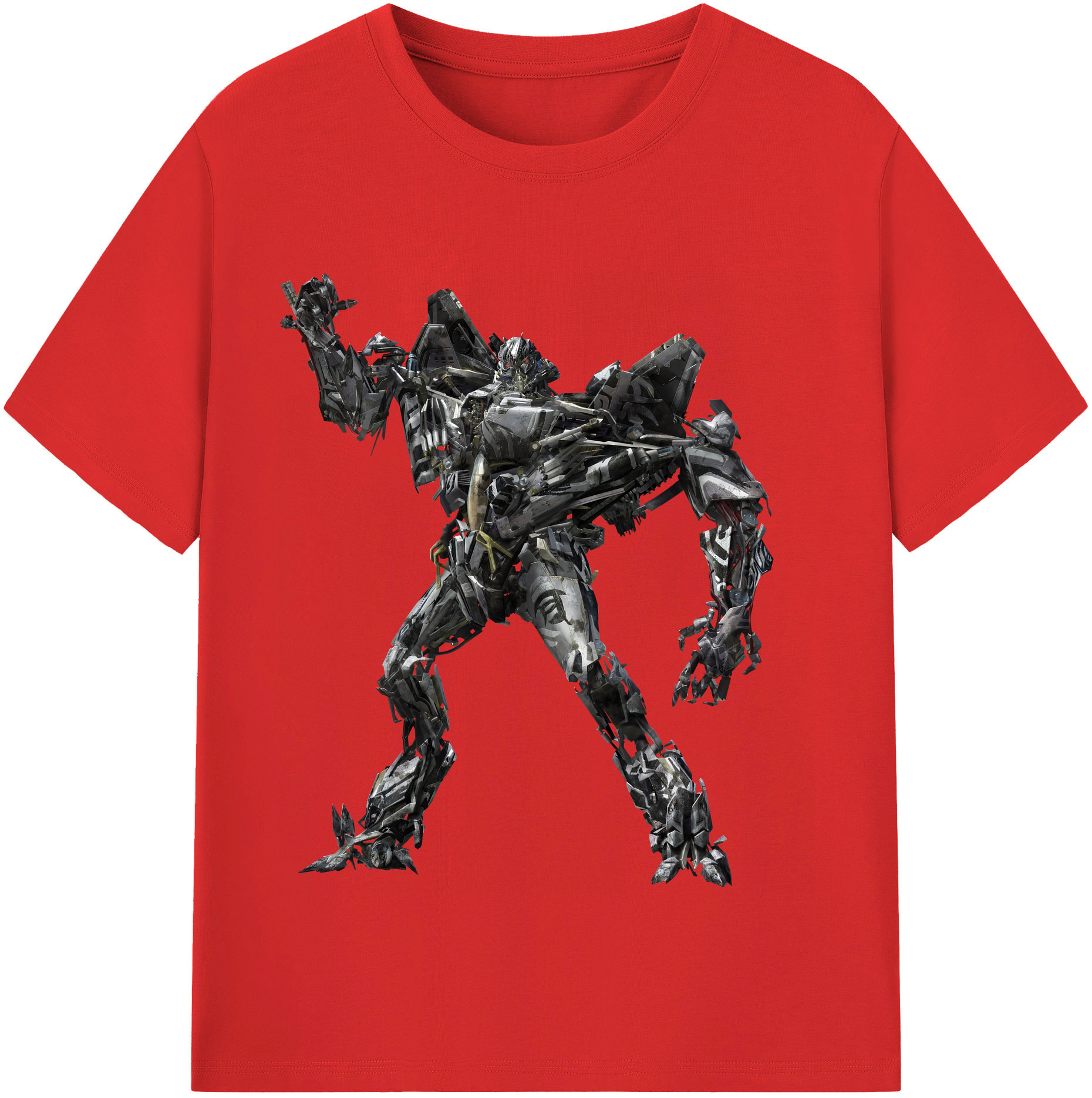 （画像用） Transformers トランスフォーマー レディースカジュアルプリントTシャツ（綿100％）