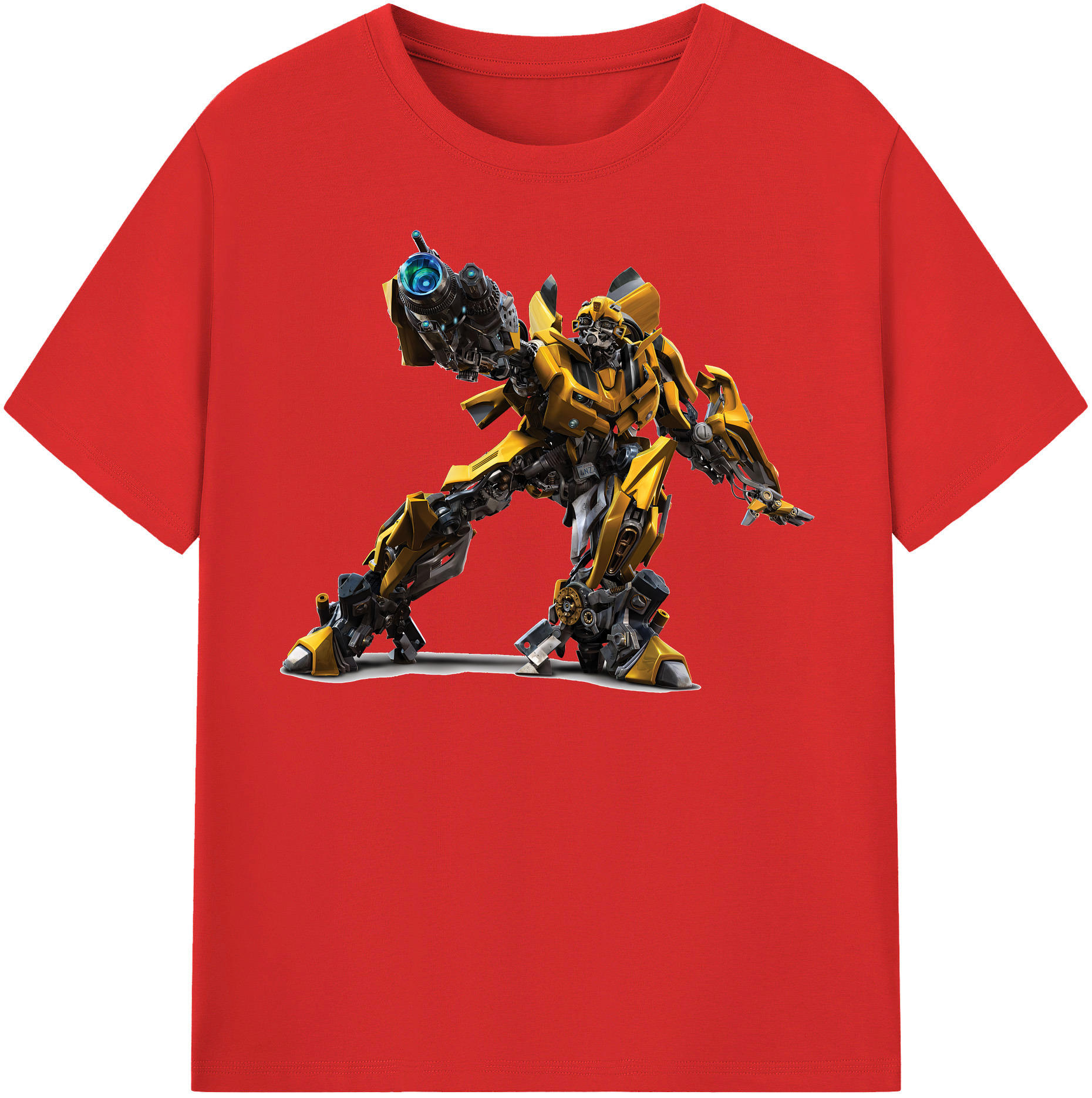 （画像用） Transformers トランスフォーマー レディースカジュアルプリントTシャツ（綿100％）