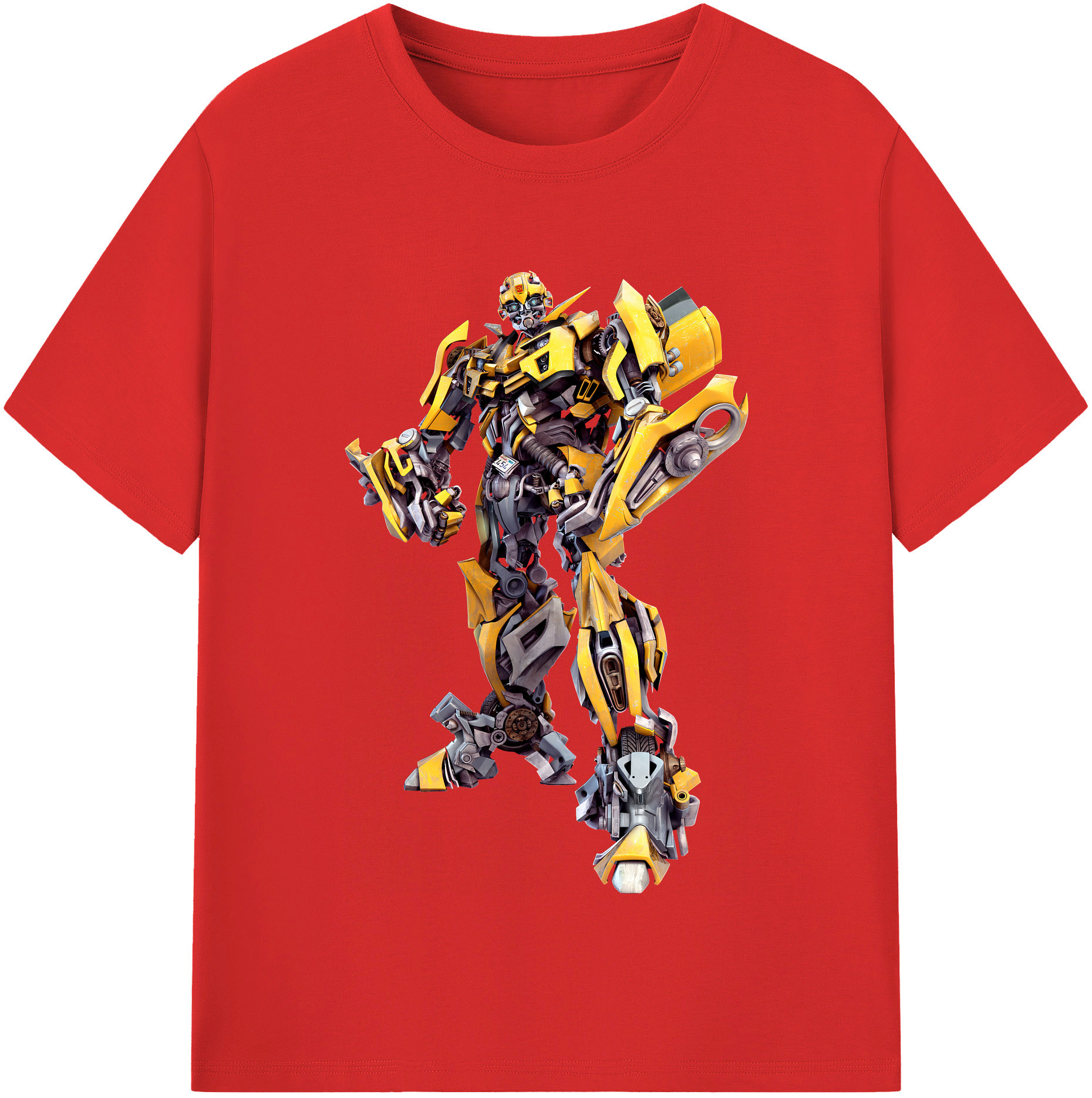 （画像用） Transformers トランスフォーマー レディースカジュアルプリントTシャツ（綿100％）