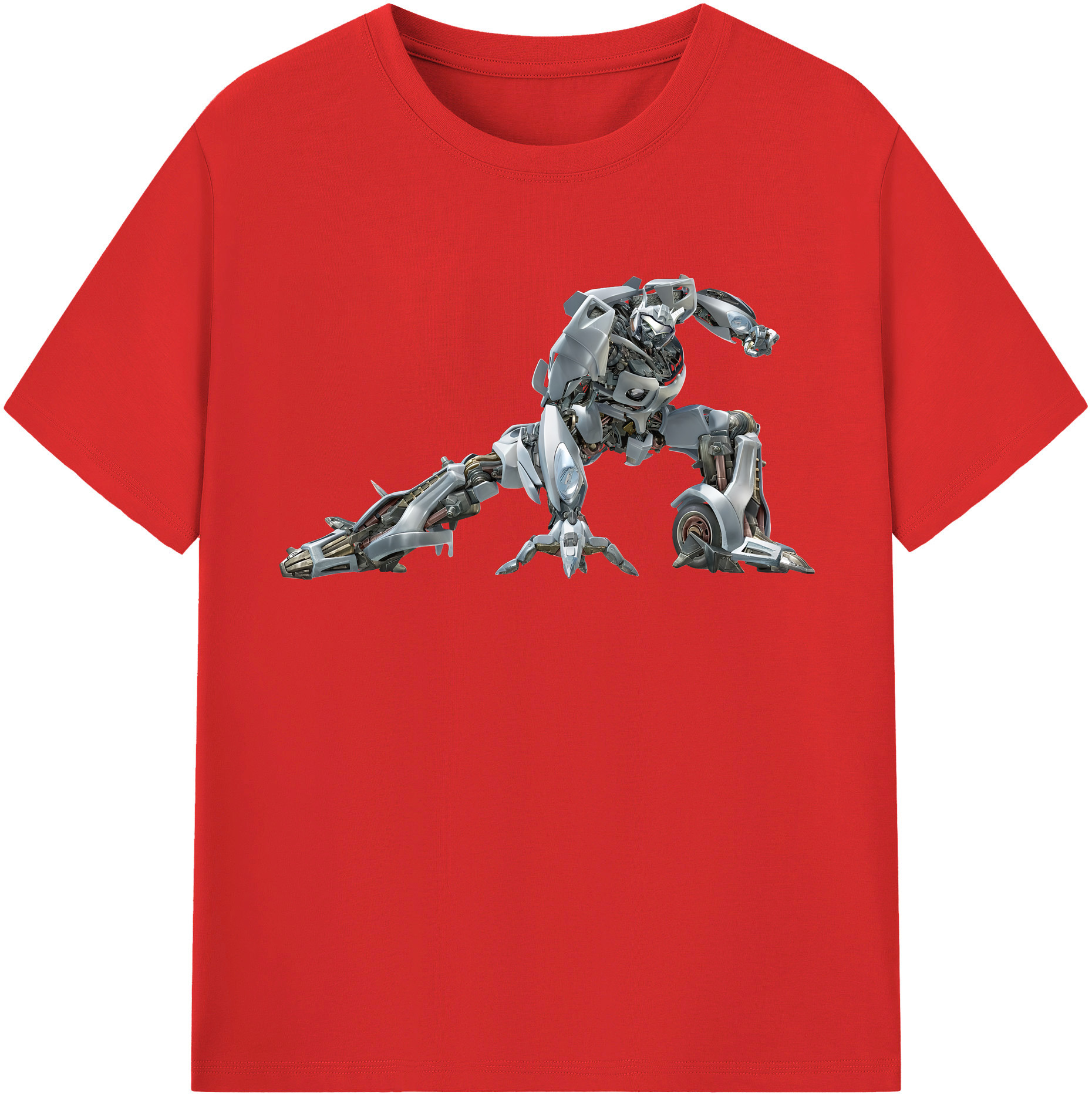 （画像用） Transformers トランスフォーマー レディースカジュアルプリントTシャツ（綿100％）