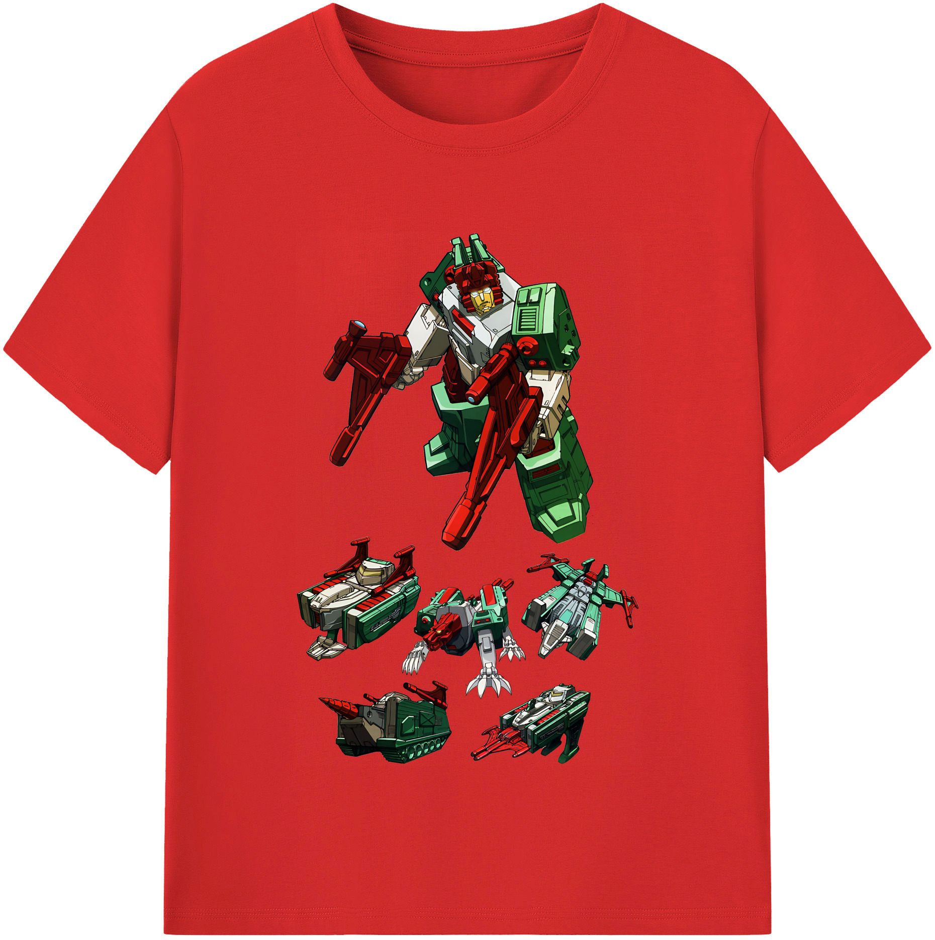 （画像用） Transformers トランスフォーマー レディースカジュアルプリントTシャツ（綿100％）