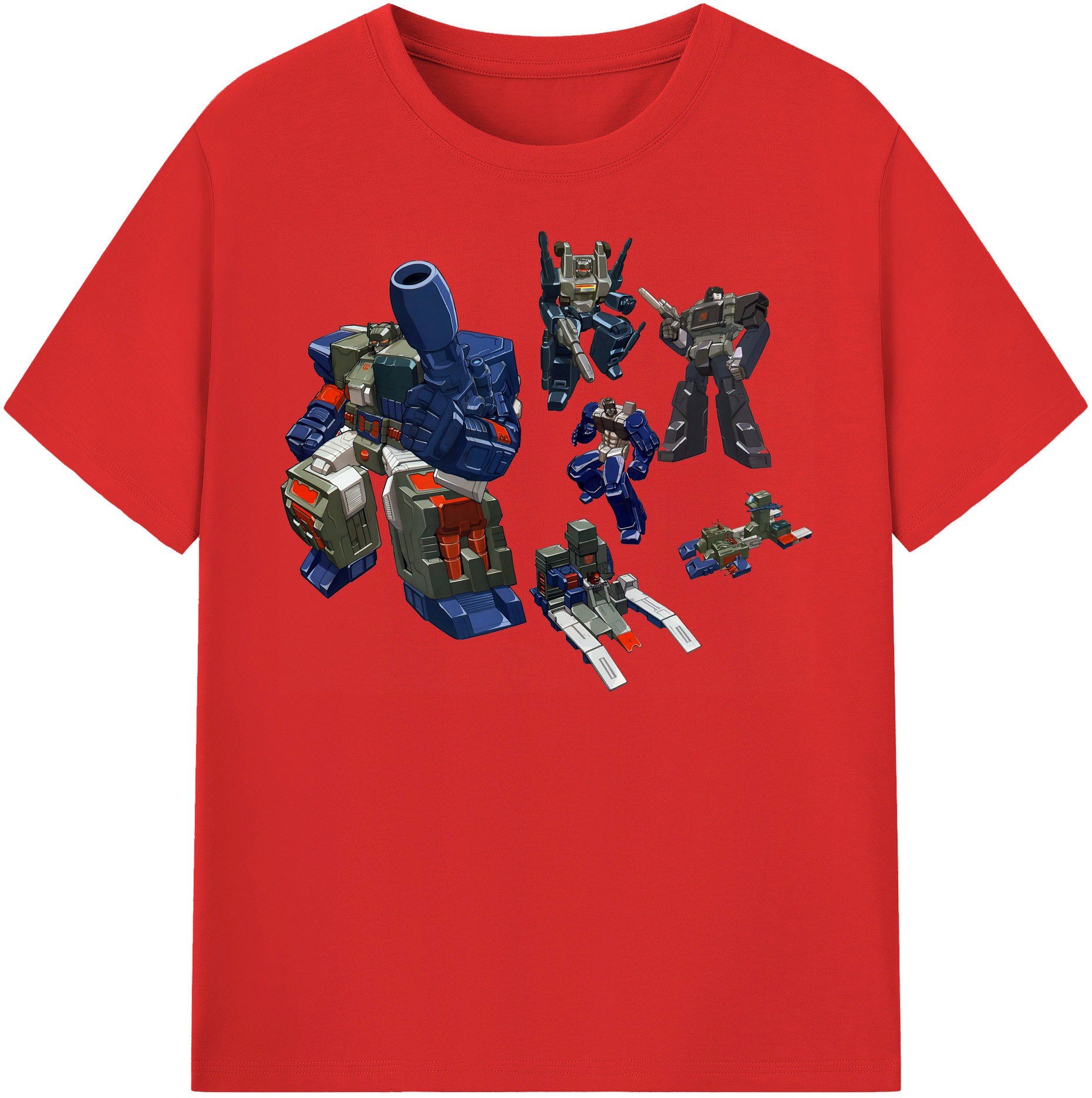 （画像用） Transformers トランスフォーマー レディースカジュアルプリントTシャツ（綿100％）