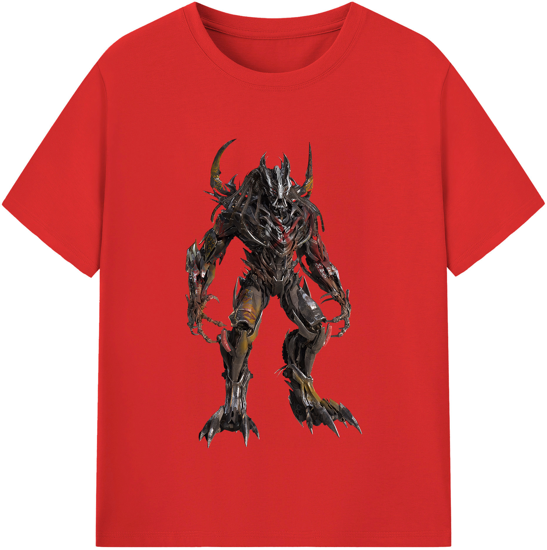 （画像用） Transformers トランスフォーマー レディースカジュアルプリントTシャツ（綿100％）