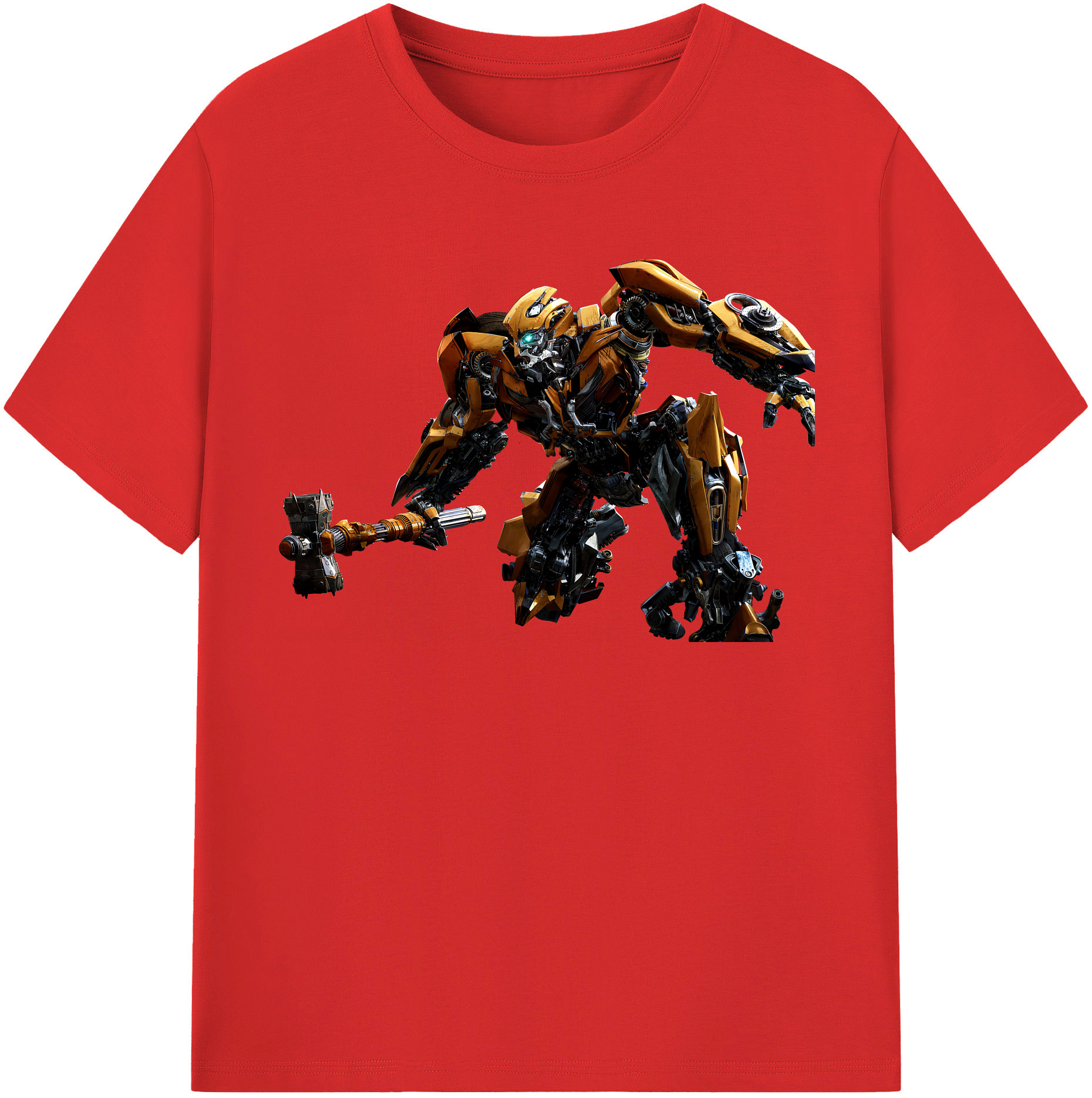 （画像用） Transformers トランスフォーマー レディースカジュアルプリントTシャツ（綿100％）