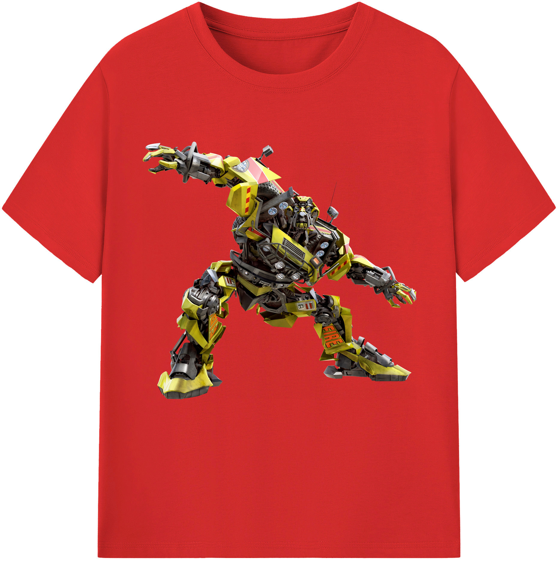（画像用） Transformers トランスフォーマー レディースカジュアルプリントTシャツ（綿100％）
