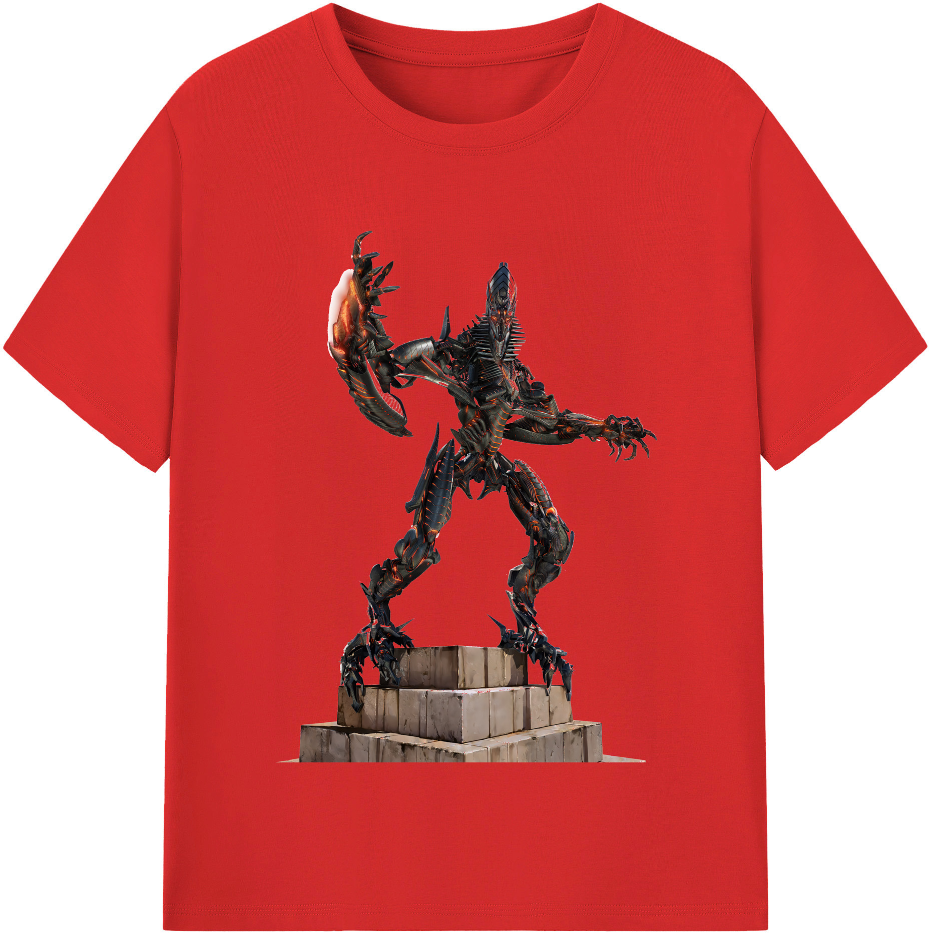 （画像用） Transformers トランスフォーマー レディースカジュアルプリントTシャツ（綿100％）