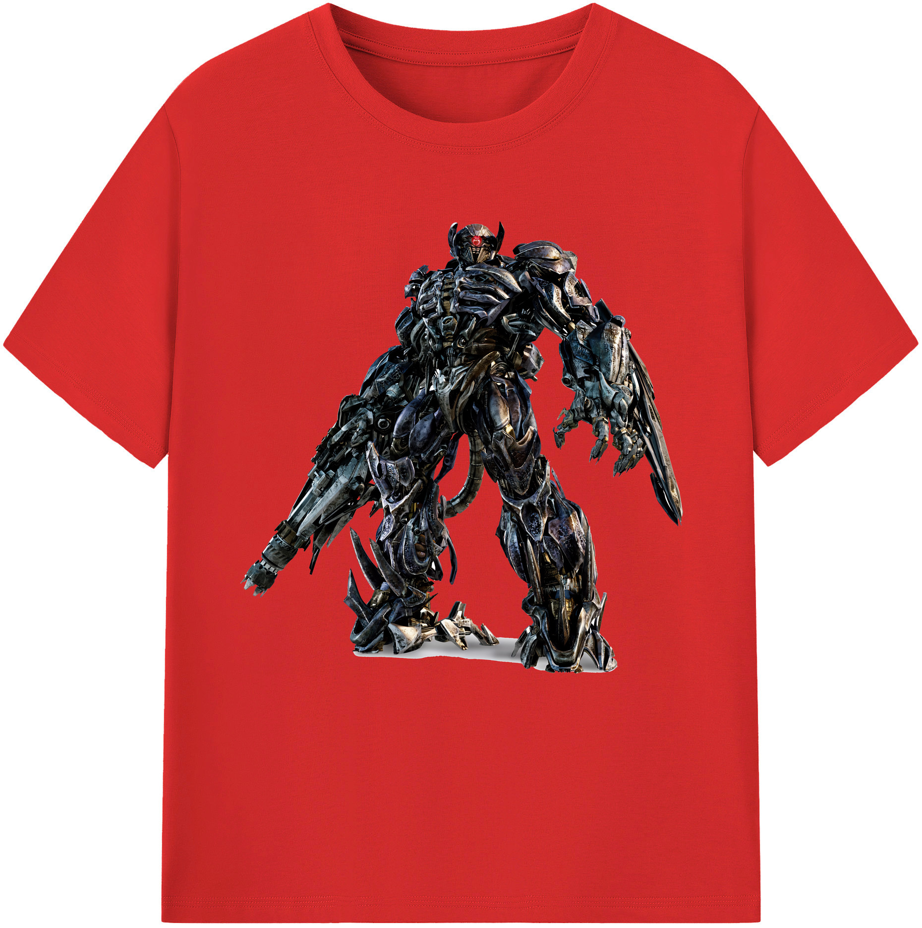 （画像用） Transformers トランスフォーマー レディースカジュアルプリントTシャツ（綿100％）