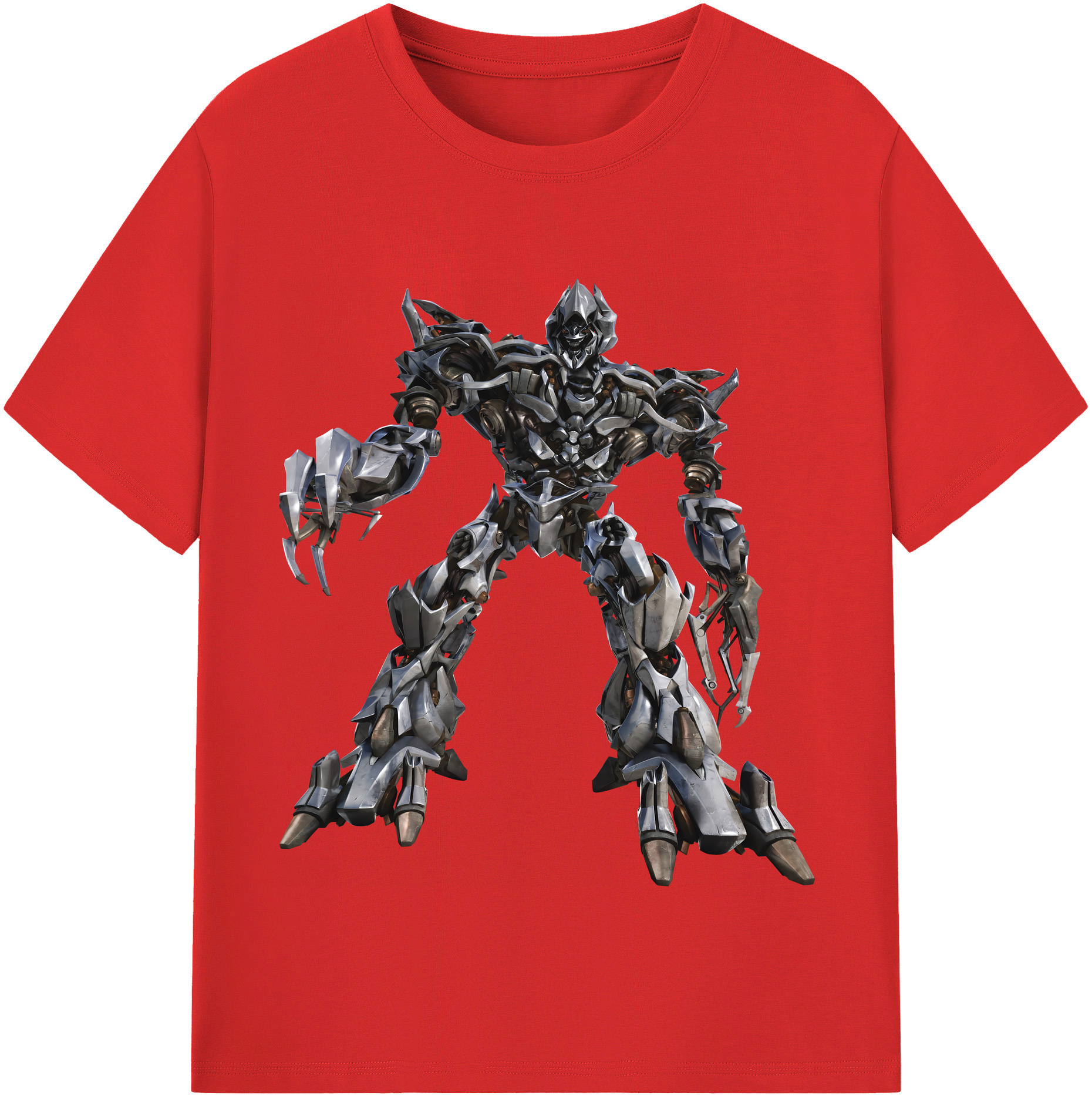 （画像用） Transformers トランスフォーマー レディースカジュアルプリントTシャツ（綿100％）