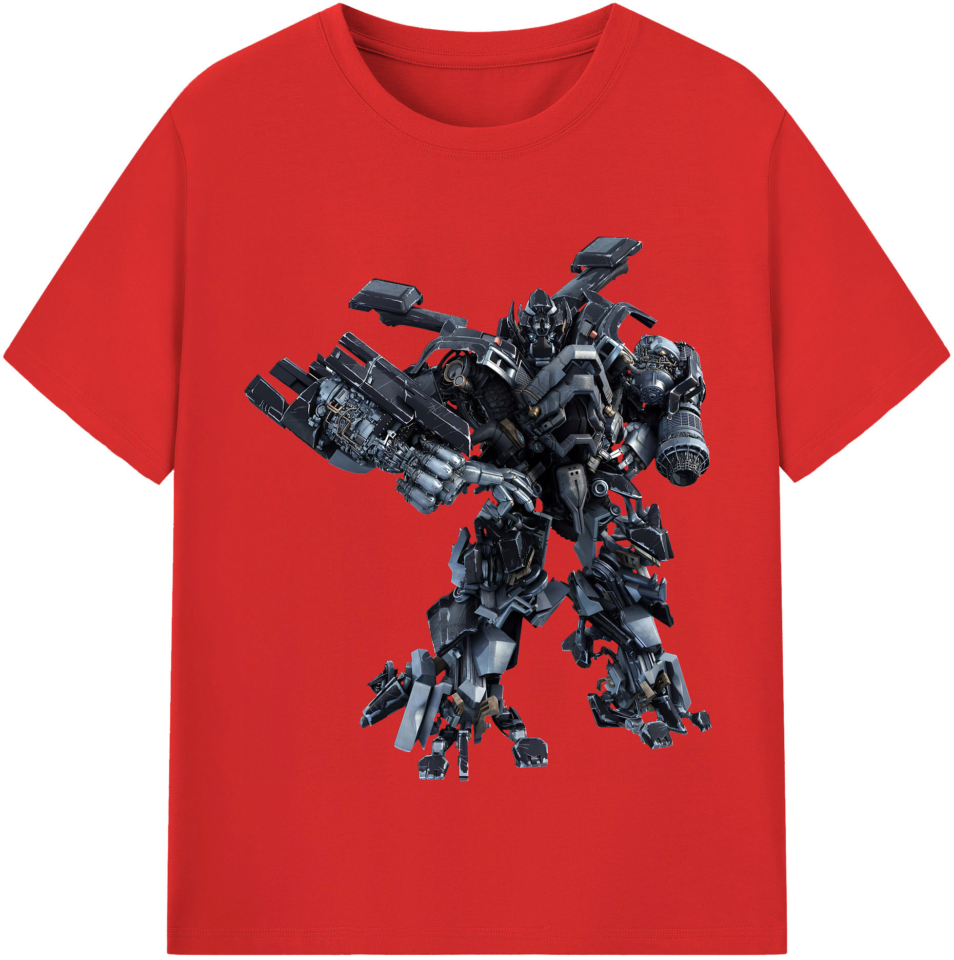 （画像用） Transformers トランスフォーマー レディースカジュアルプリントTシャツ（綿100％）