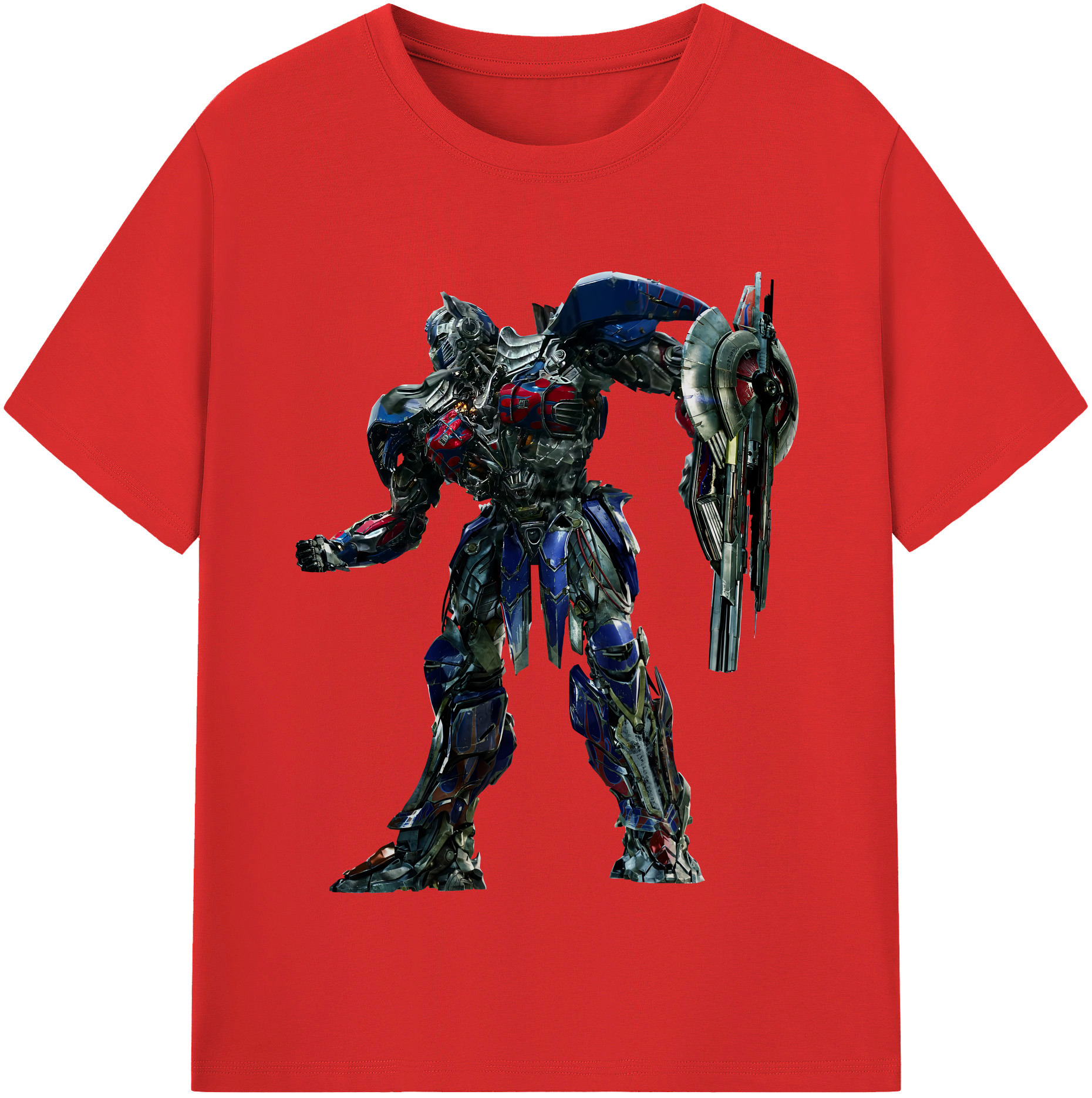（画像用） Transformers トランスフォーマー レディースカジュアルプリントTシャツ（綿100％）