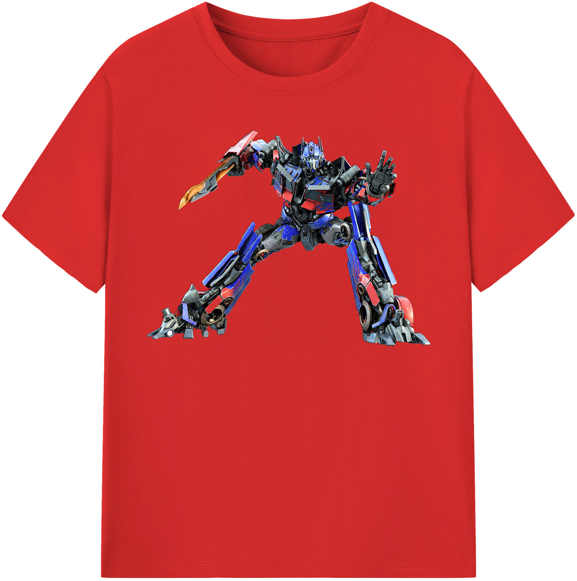 （画像用） Transformers トランスフォーマー レディースカジュアルプリントTシャツ（綿100％）