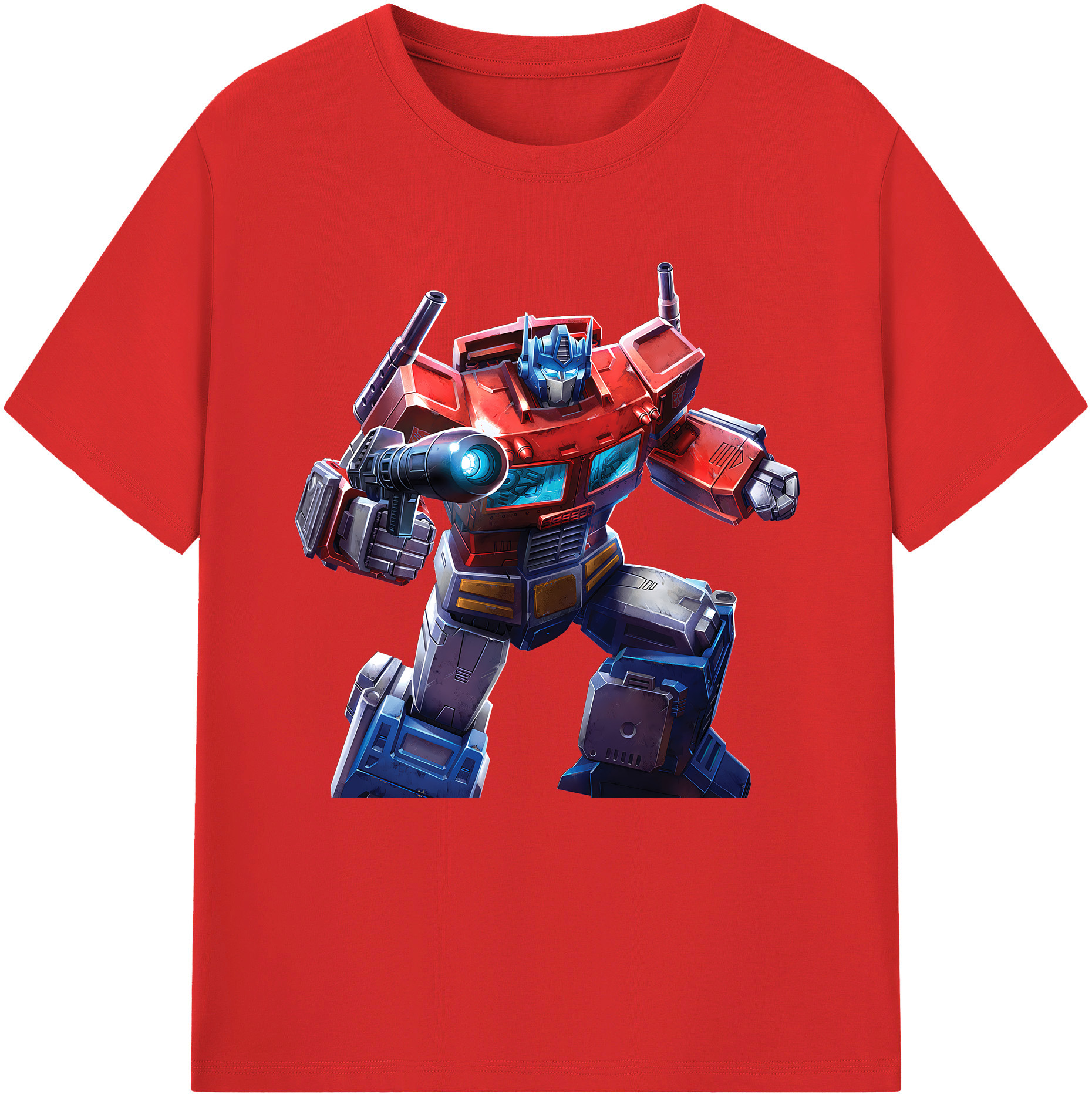 （画像用） Transformers トランスフォーマー レディースカジュアルプリントTシャツ（綿100％）