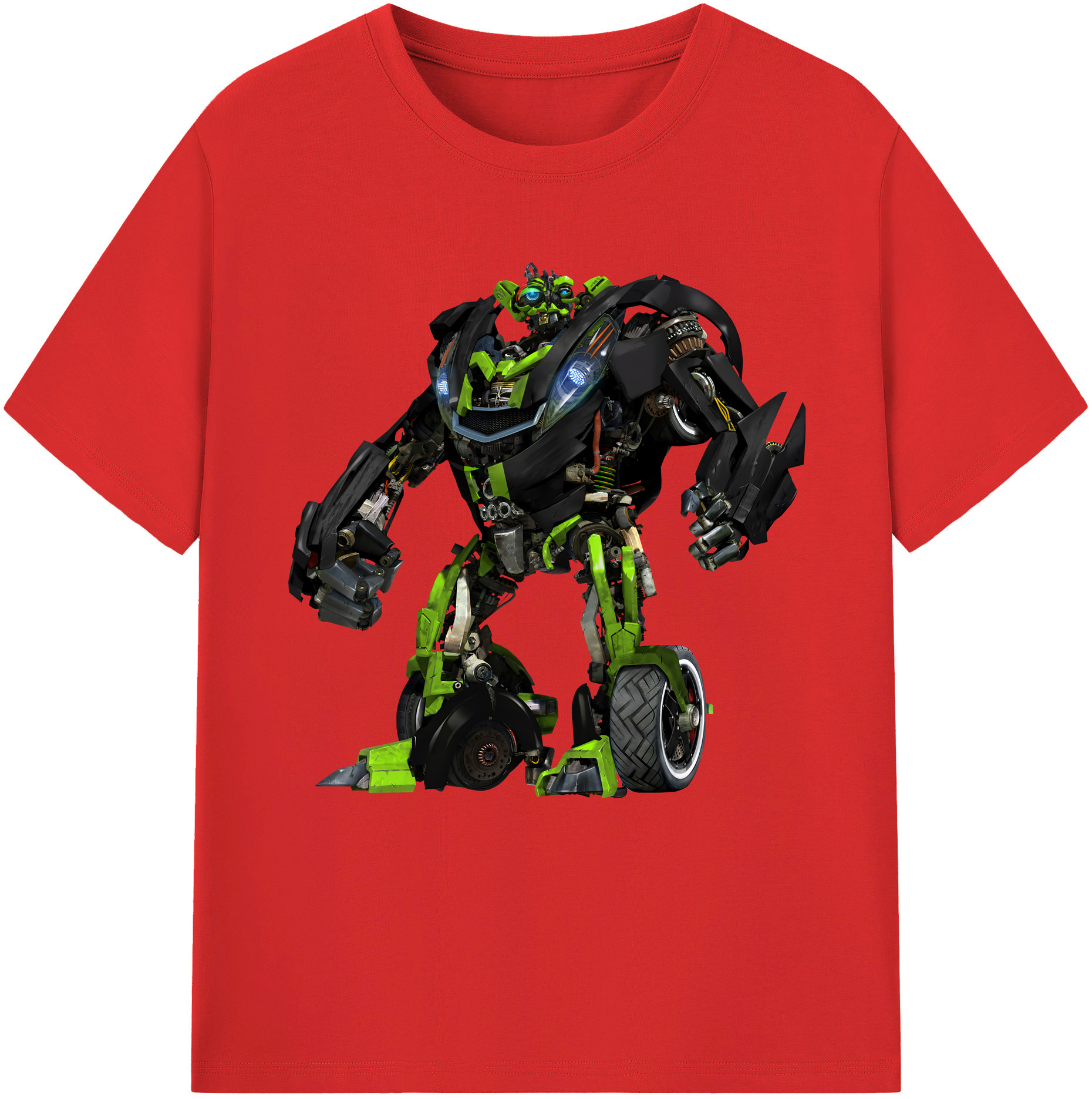 （画像用） Transformers トランスフォーマー レディースカジュアルプリントTシャツ（綿100％）