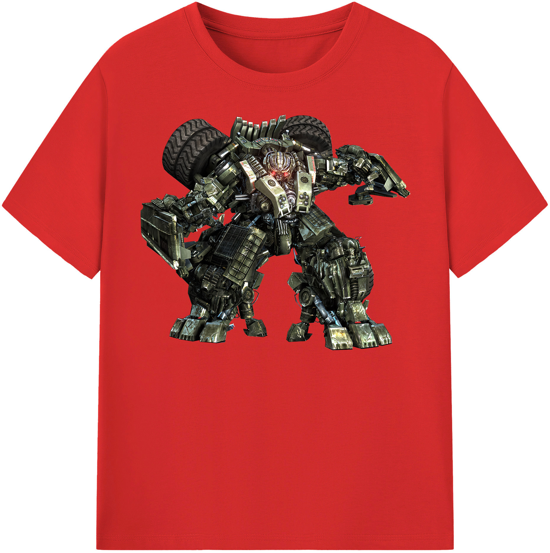 （画像用） Transformers トランスフォーマー レディースカジュアルプリントTシャツ（綿100％）