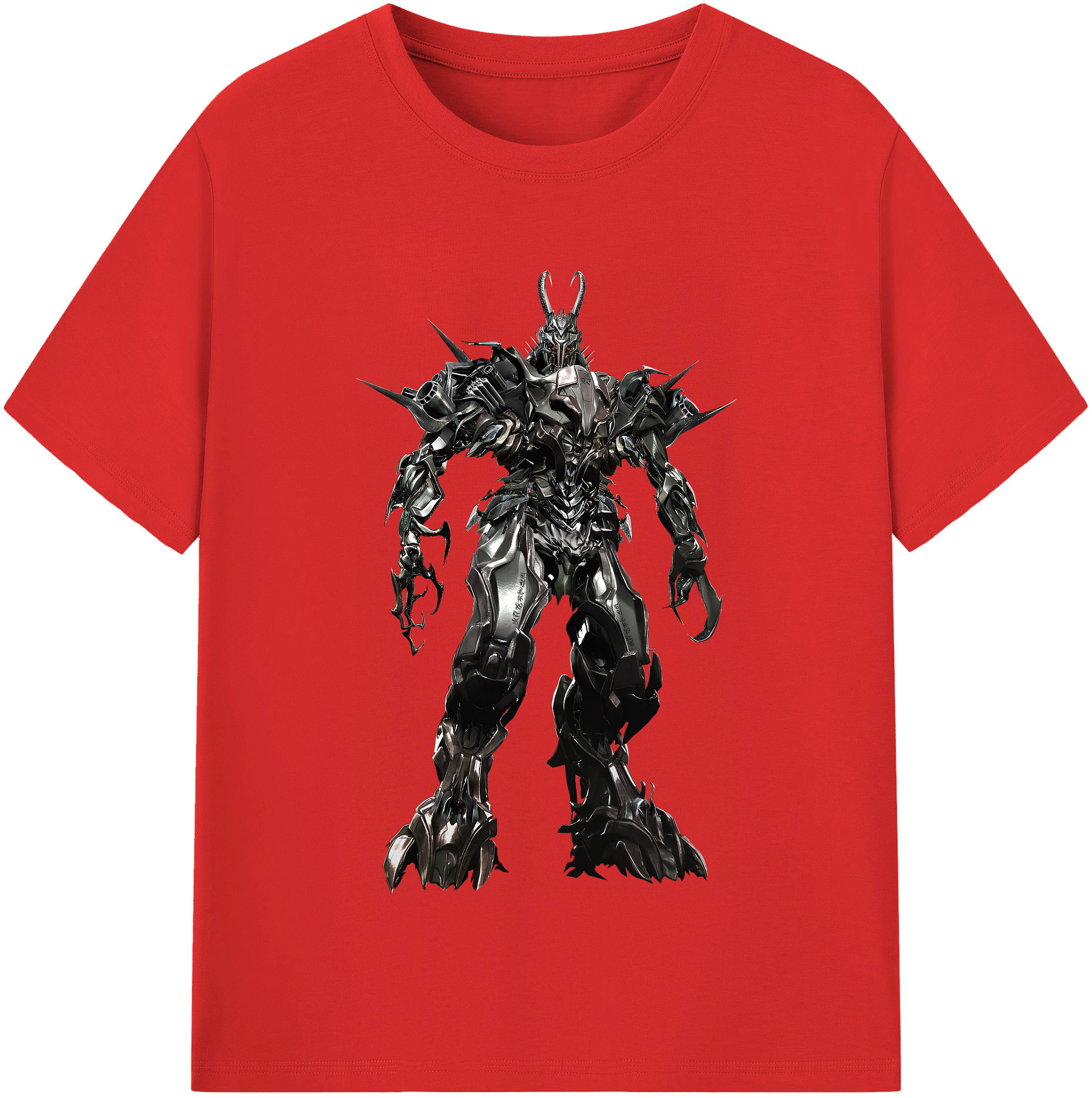 （画像用） Transformers トランスフォーマー レディースカジュアルプリントTシャツ（綿100％）