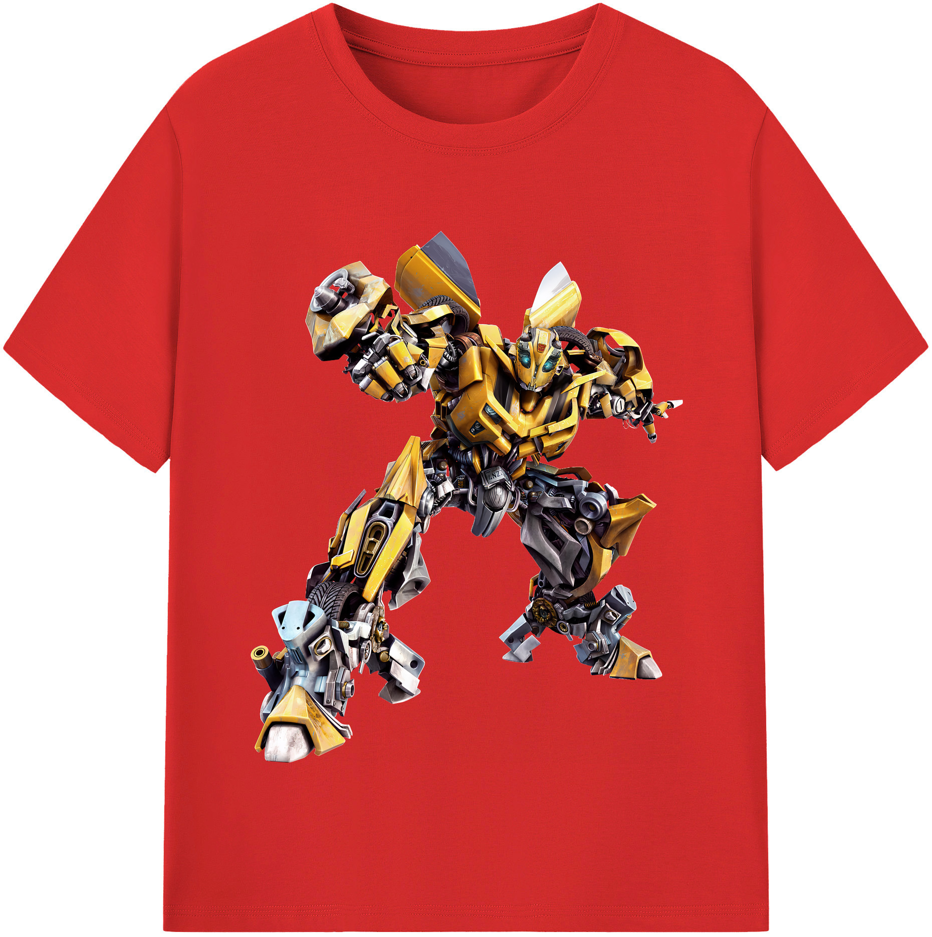 （画像用） Transformers トランスフォーマー レディースカジュアルプリントTシャツ（綿100％）