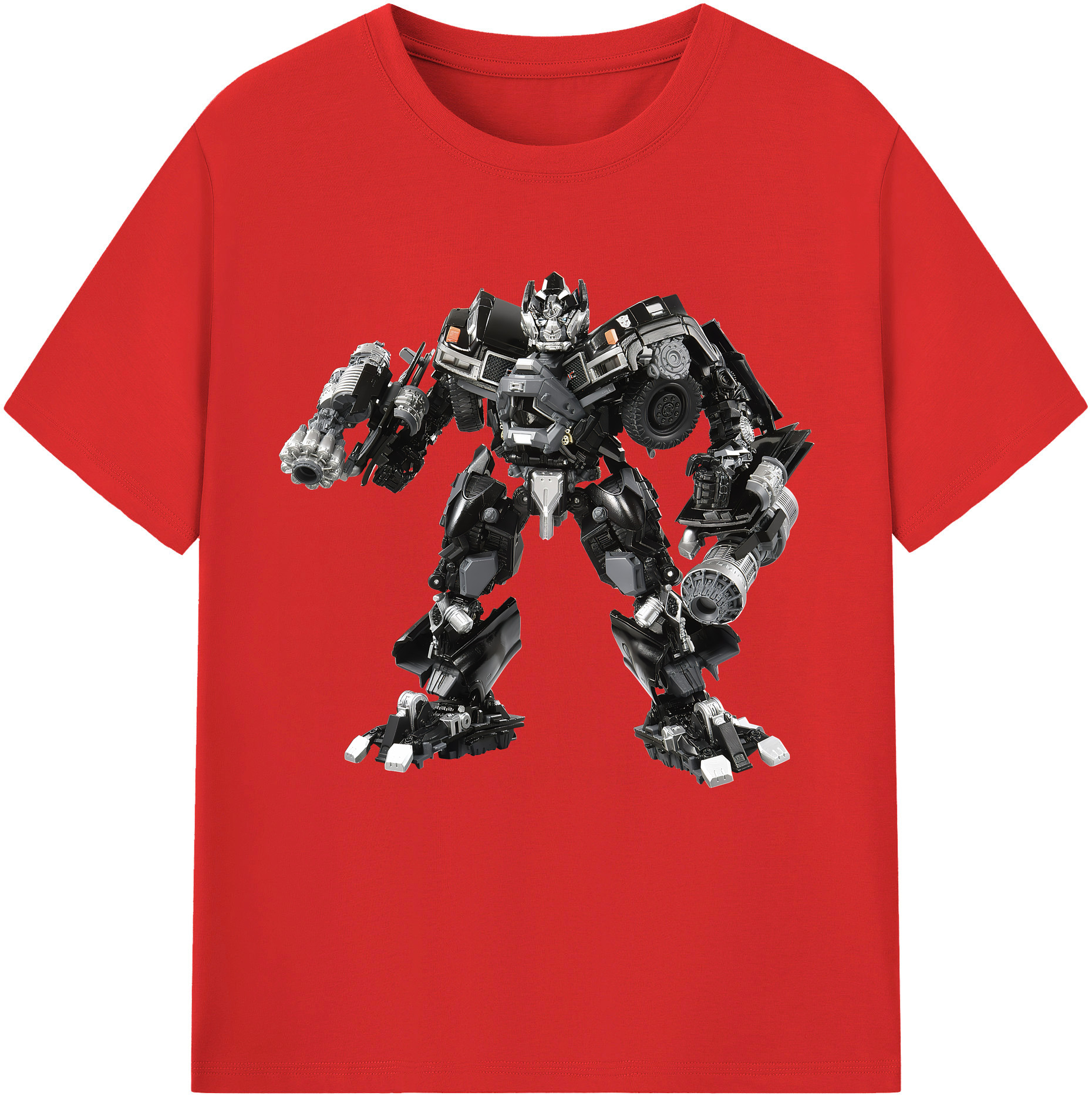 （画像用） Transformers トランスフォーマー レディースカジュアルプリントTシャツ（綿100％）