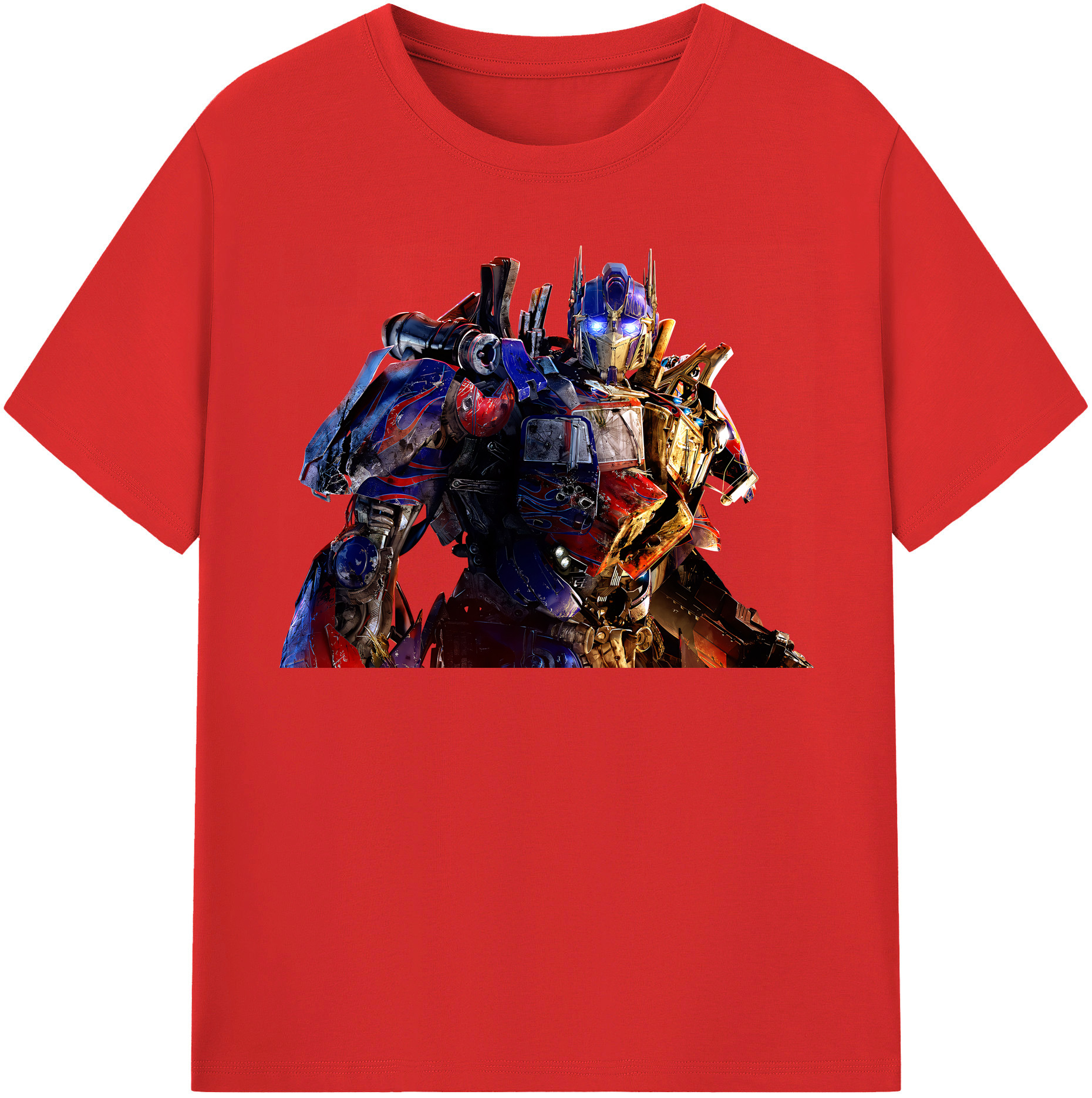 （画像用） Transformers トランスフォーマー レディースカジュアルプリントTシャツ（綿100％）