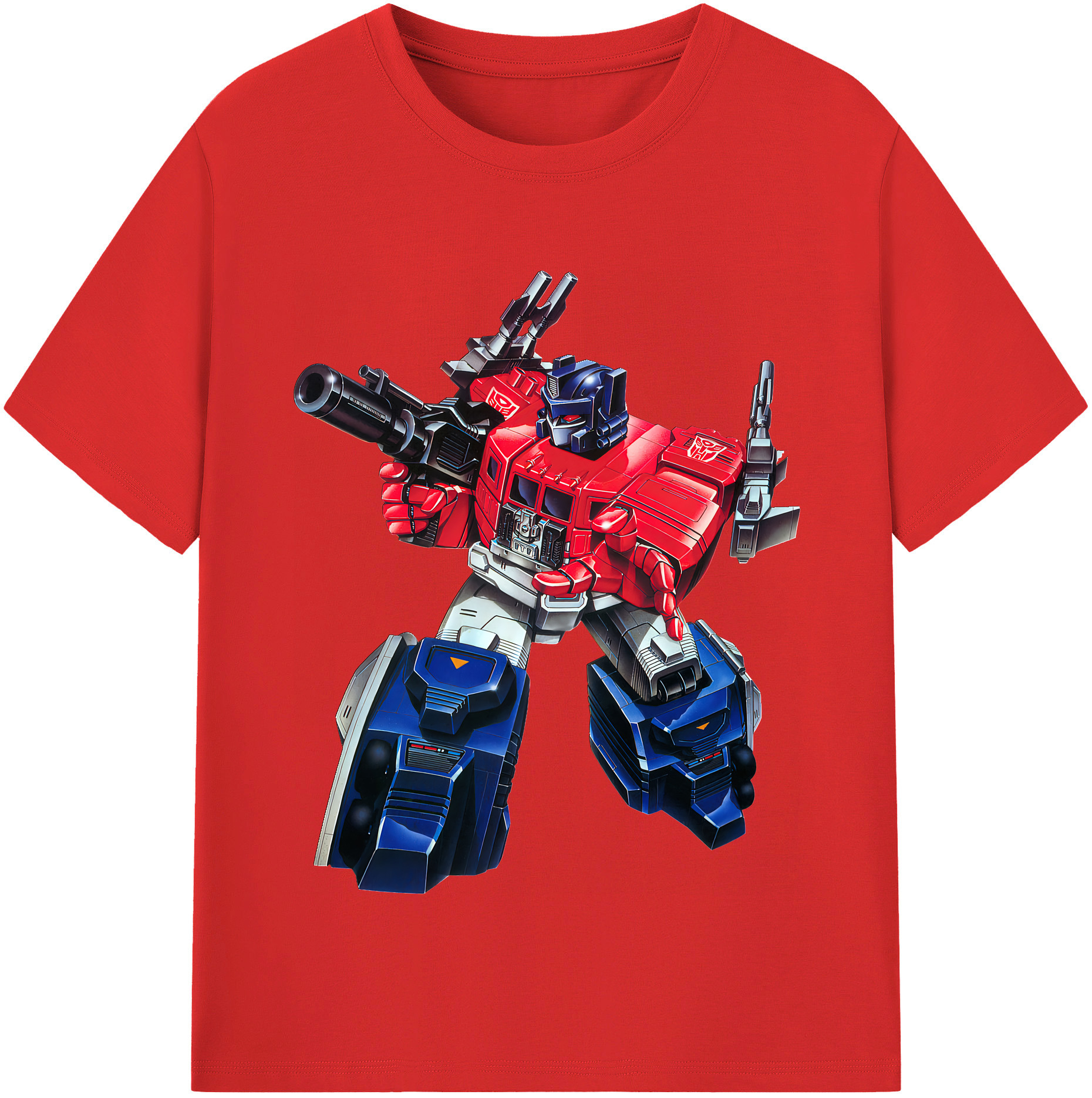 （画像用） Transformers トランスフォーマー レディースカジュアルプリントTシャツ（綿100％）