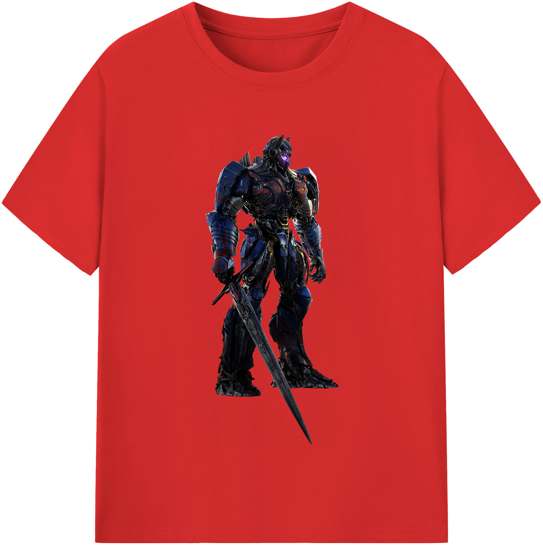 （画像用） Transformers トランスフォーマー レディースカジュアルプリントTシャツ（綿100％）