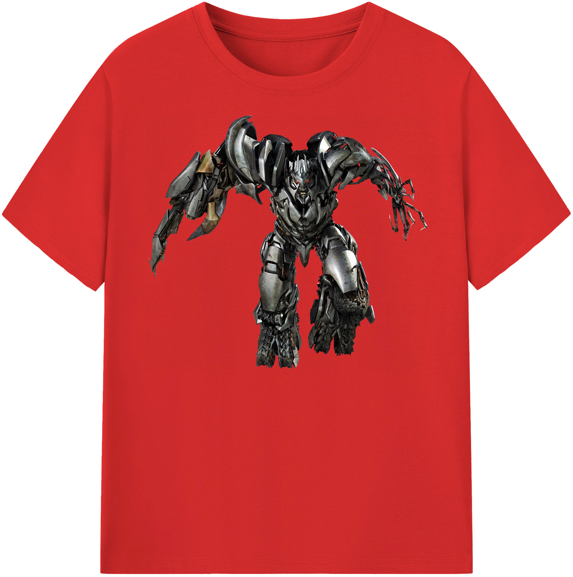 （画像用） Transformers トランスフォーマー レディースカジュアルプリントTシャツ（綿100％）
