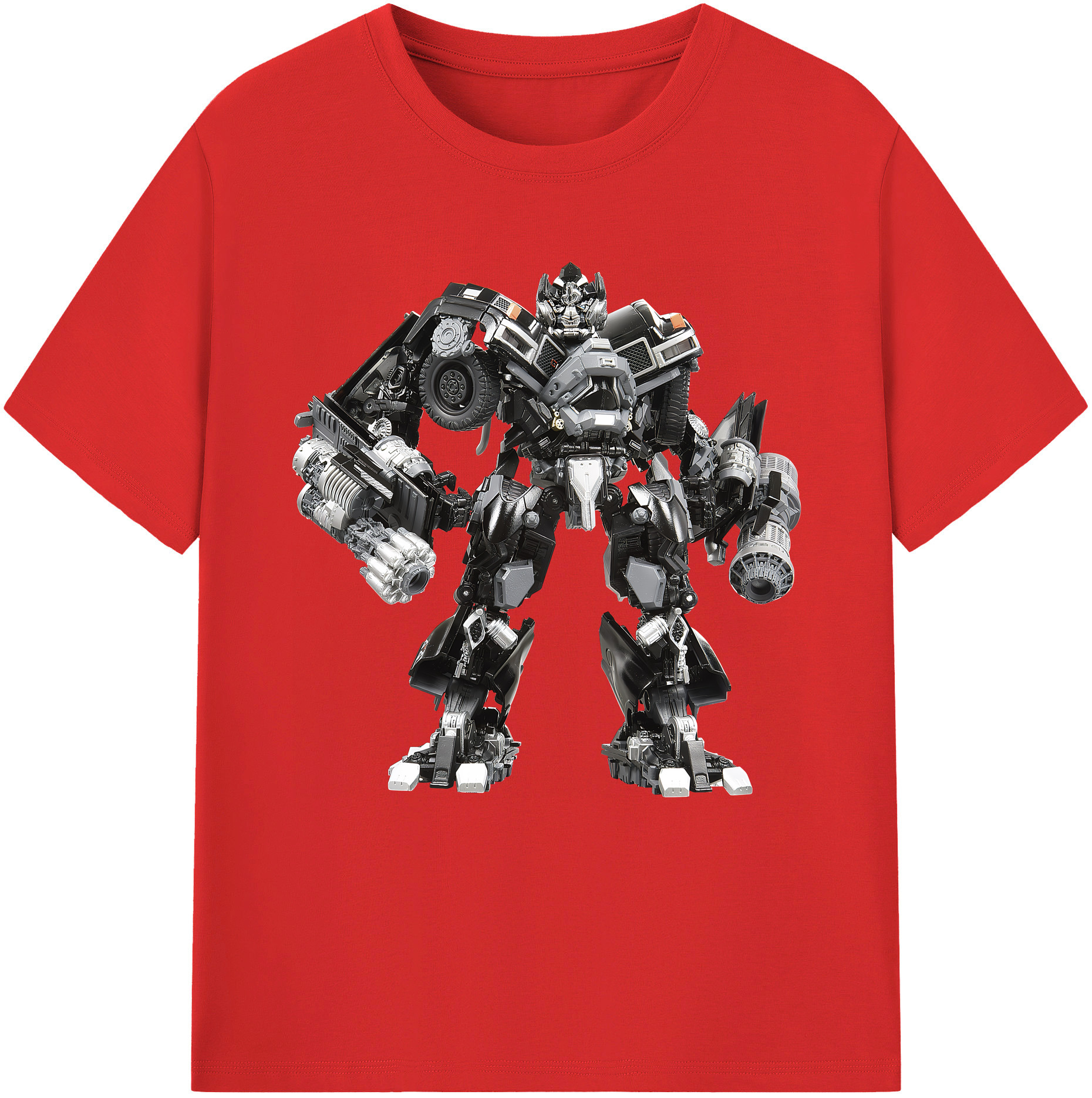 （画像用） Transformers トランスフォーマー レディースカジュアルプリントTシャツ（綿100％）