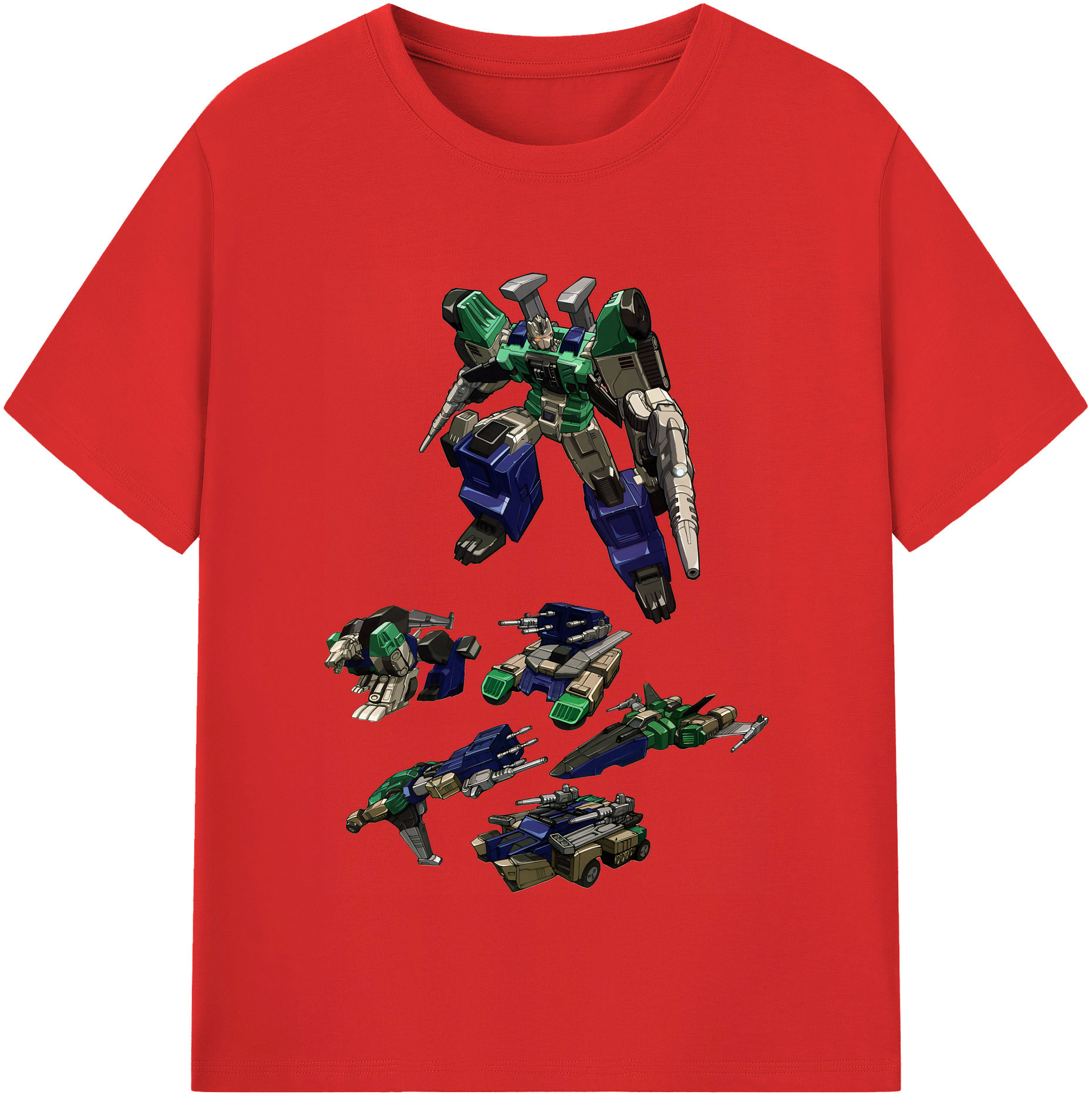 （画像用） Transformers トランスフォーマー レディースカジュアルプリントTシャツ（綿100％）