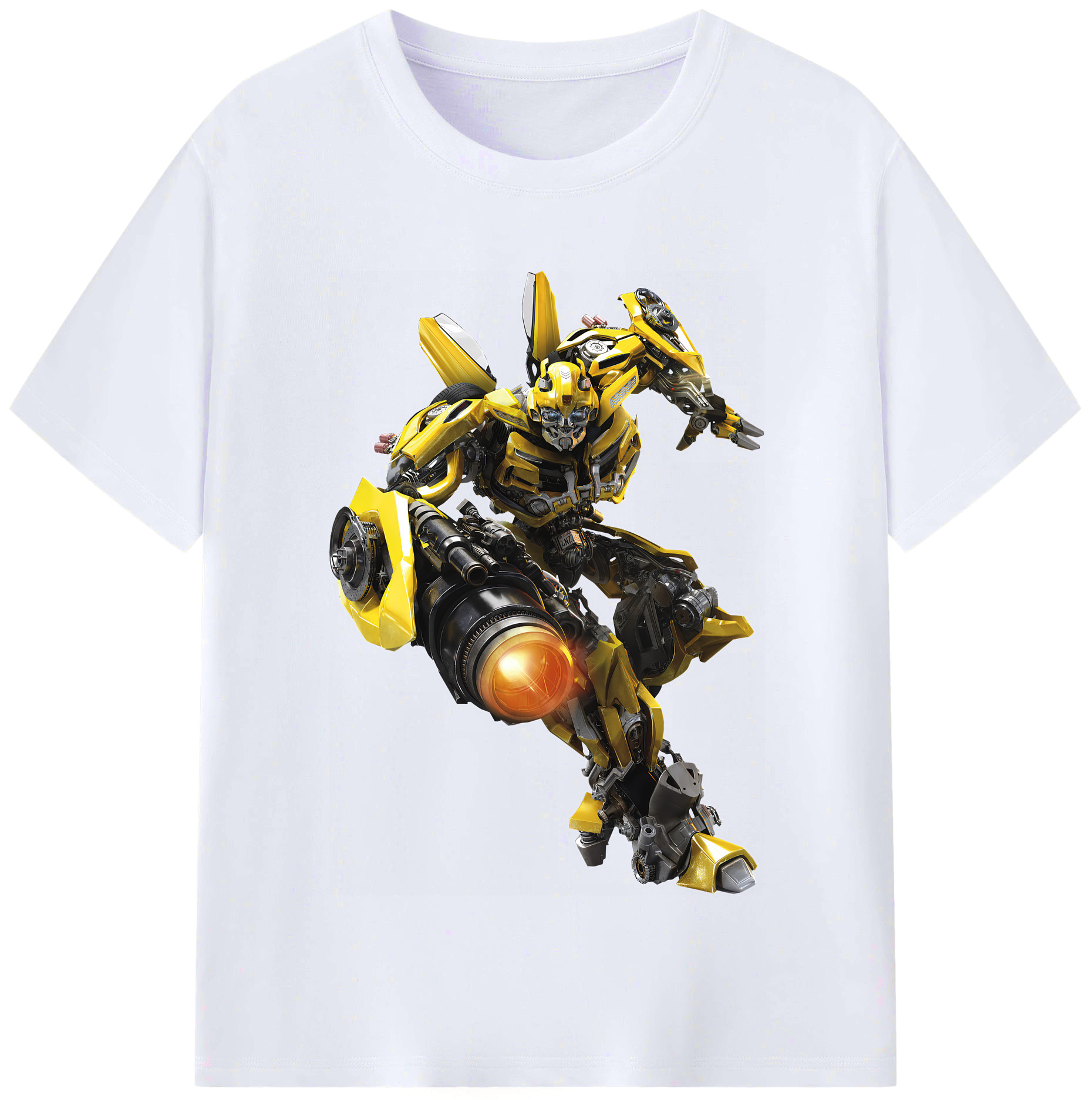 （画像用） Transformers トランスフォーマー レディースカジュアルプリントTシャツ（綿100％）