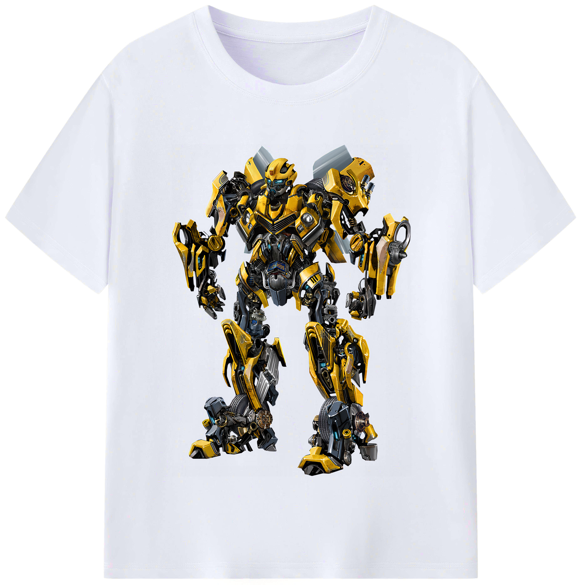 （画像用） Transformers トランスフォーマー レディースカジュアルプリントTシャツ（綿100％）