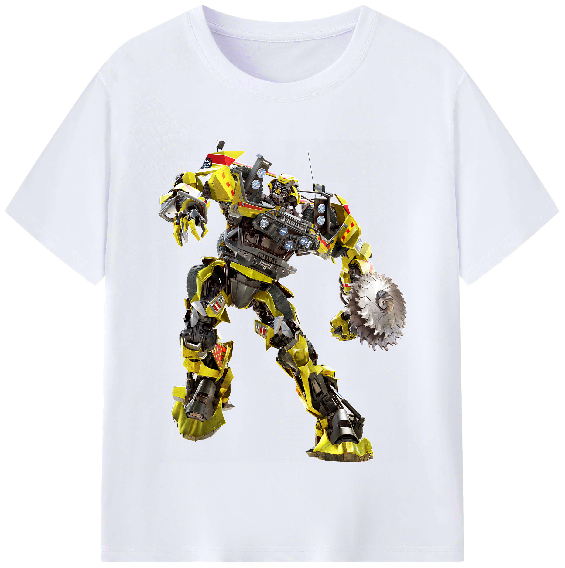 （画像用） Transformers トランスフォーマー レディースカジュアルプリントTシャツ（綿100％）