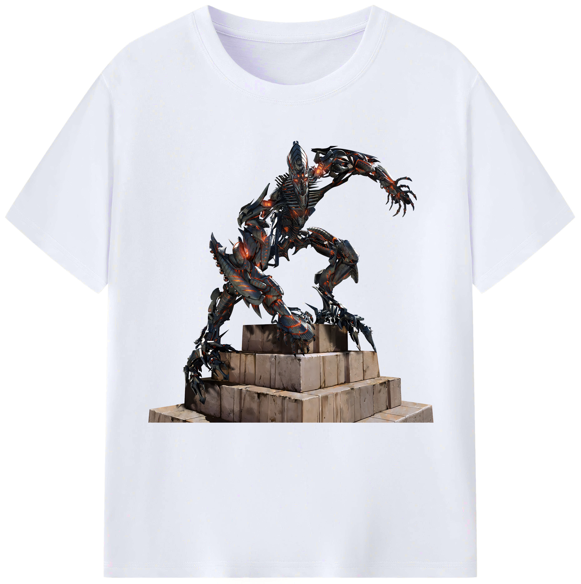 （画像用） Transformers トランスフォーマー レディースカジュアルプリントTシャツ（綿100％）