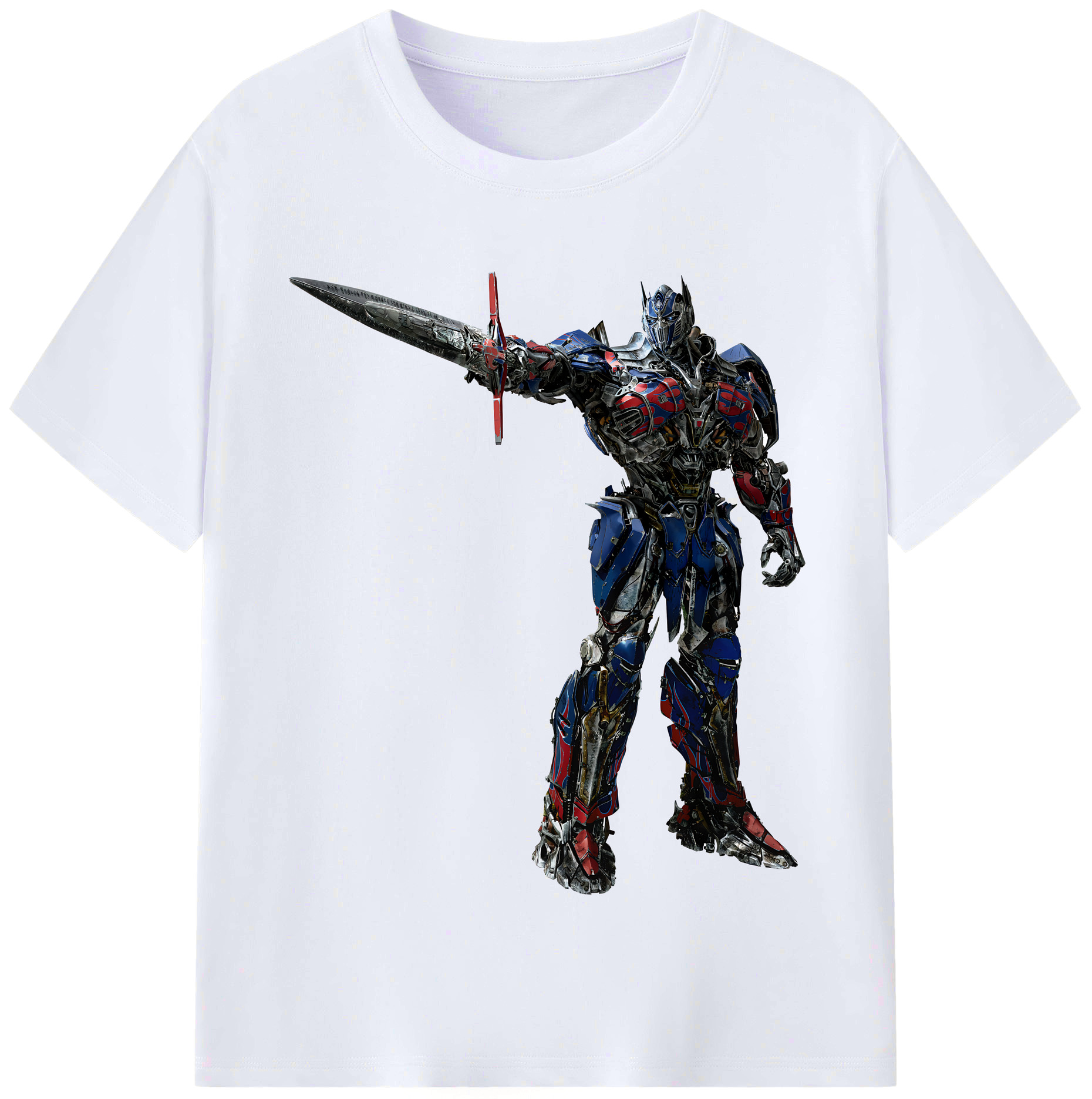 （画像用） Transformers トランスフォーマー レディースカジュアルプリントTシャツ（綿100％）