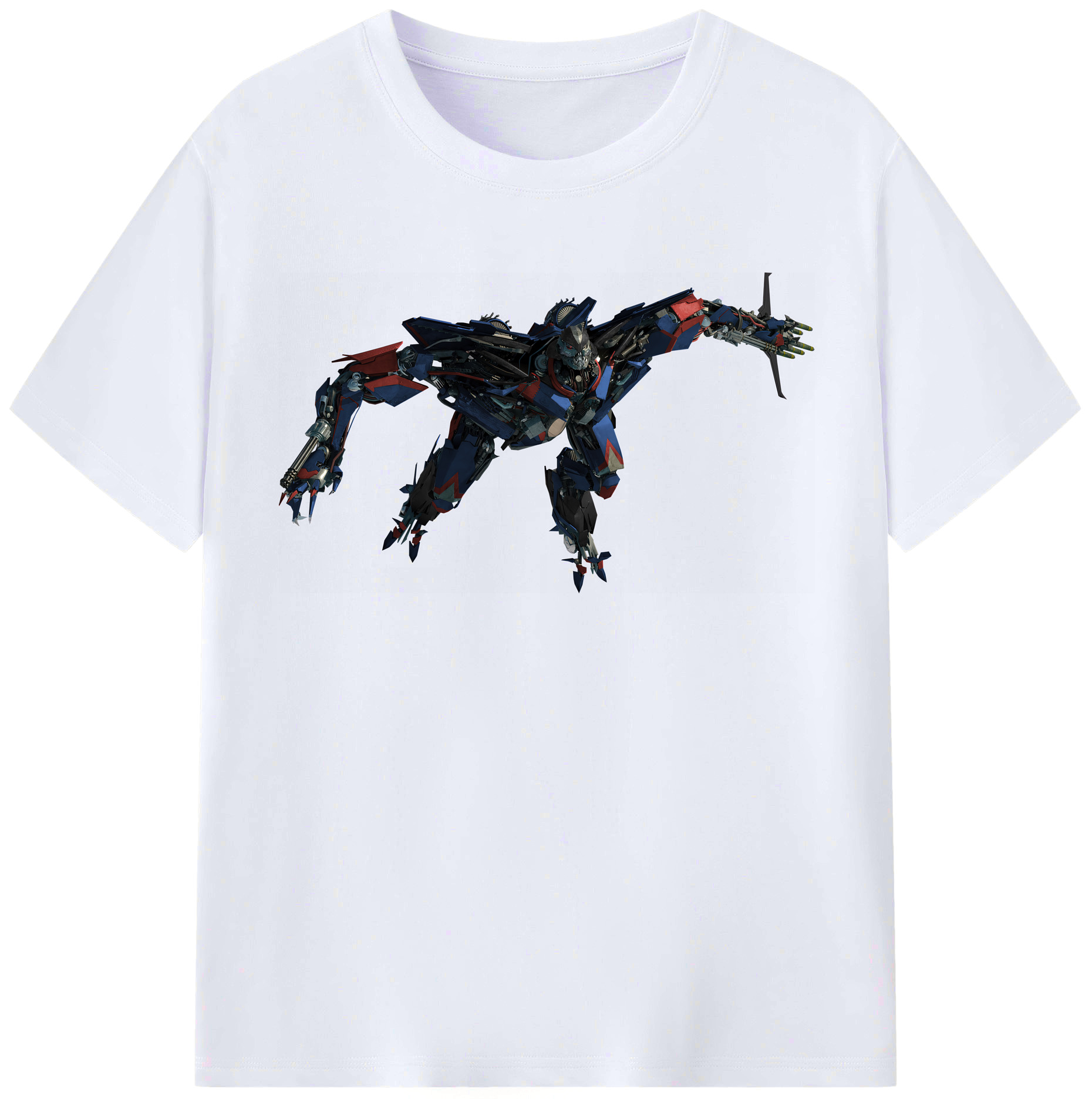 （画像用） Transformers トランスフォーマー レディースカジュアルプリントTシャツ（綿100％）