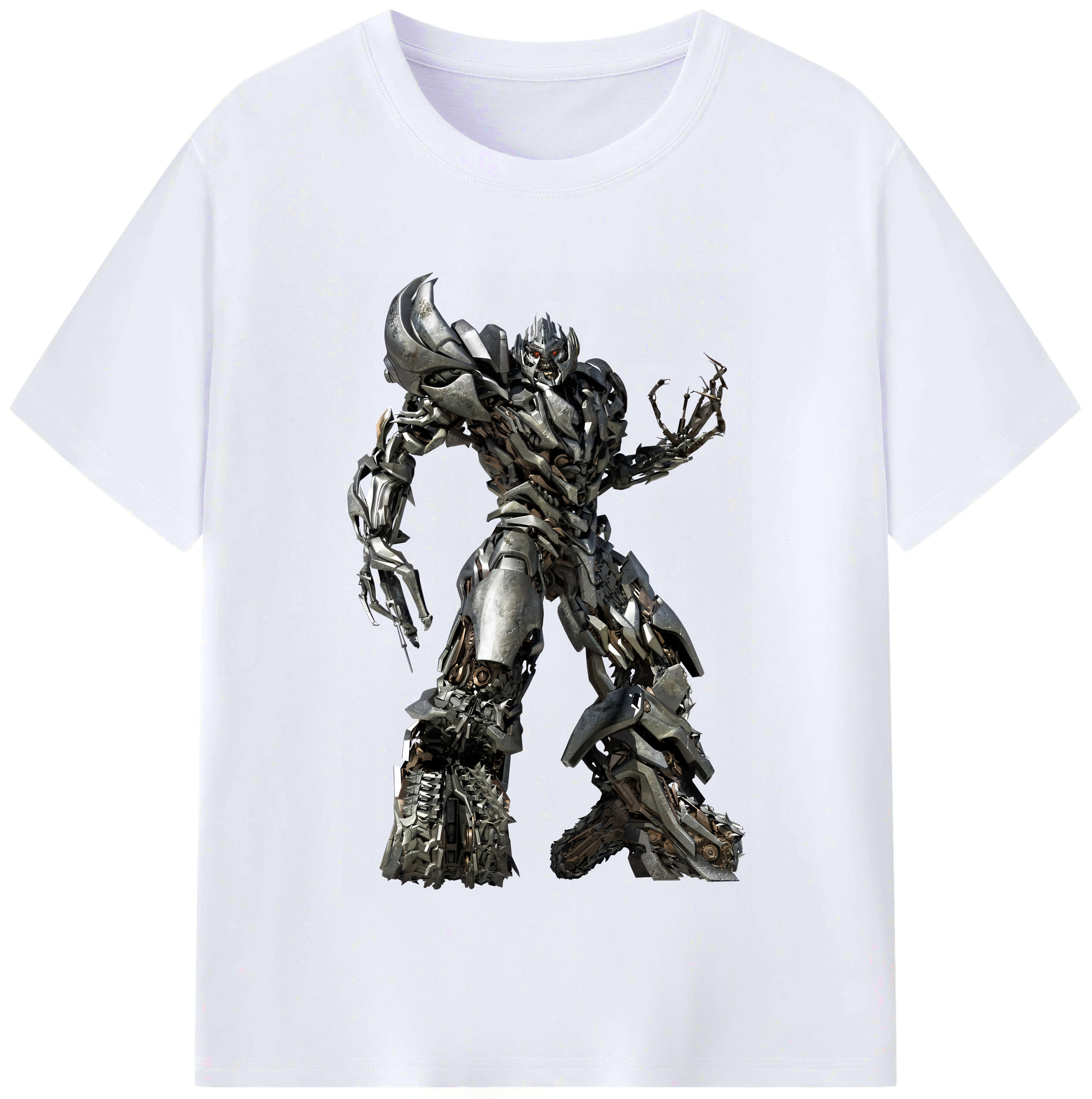 （画像用） Transformers トランスフォーマー レディースカジュアルプリントTシャツ（綿100％）