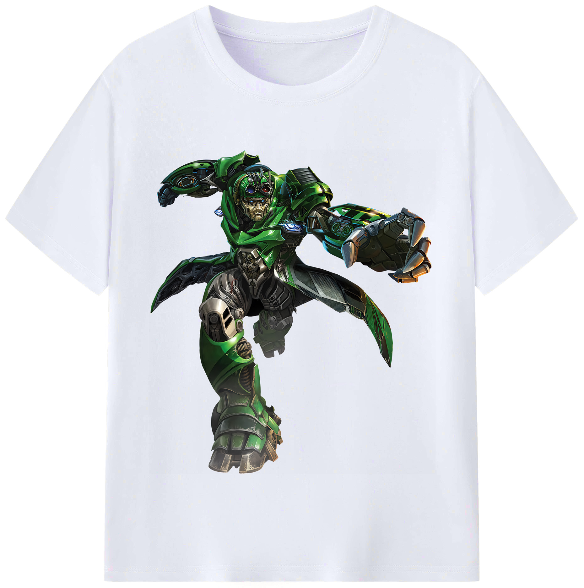 （画像用） Transformers トランスフォーマー レディースカジュアルプリントTシャツ（綿100％）