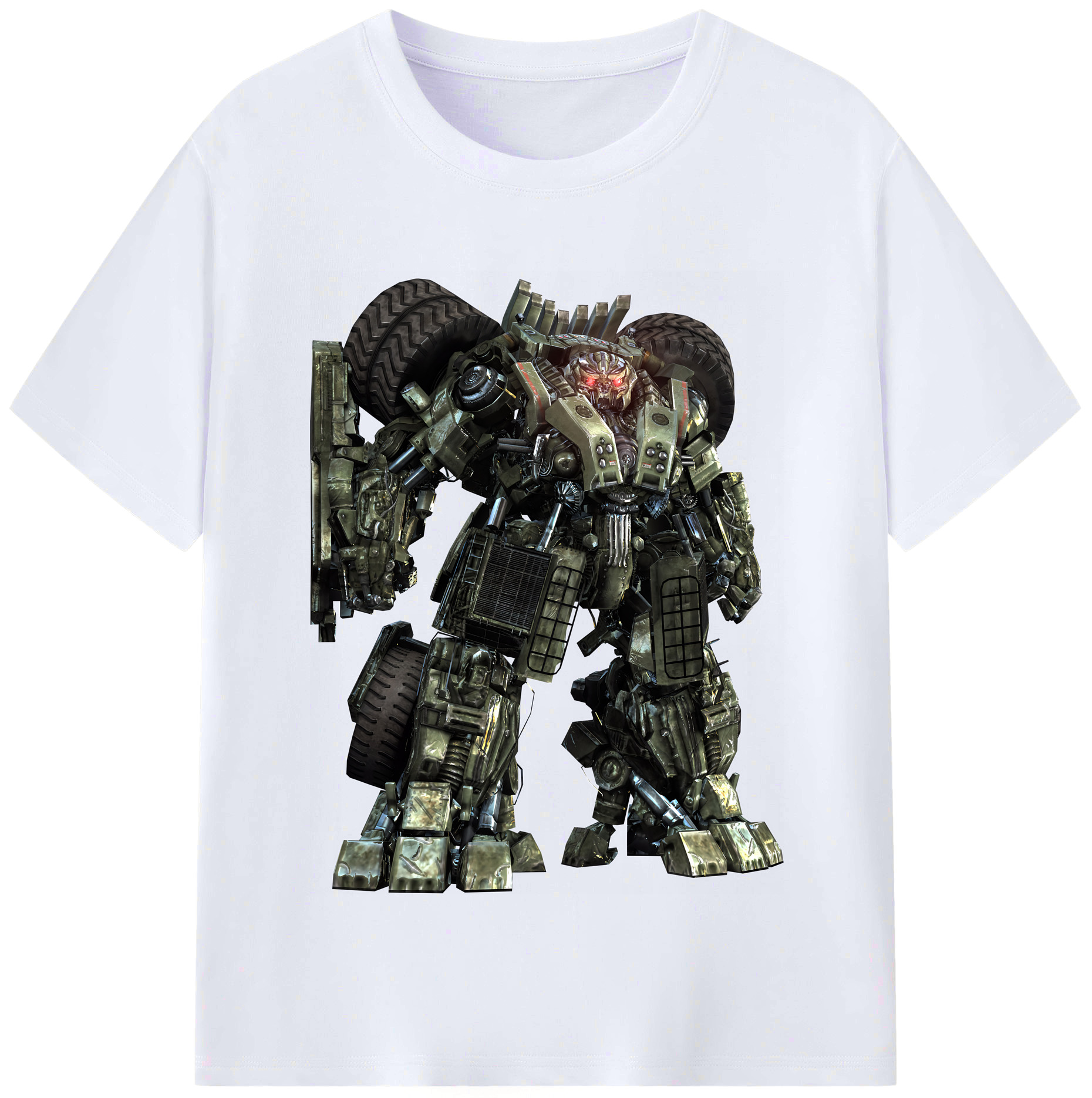 （画像用） Transformers トランスフォーマー レディースカジュアルプリントTシャツ（綿100％）