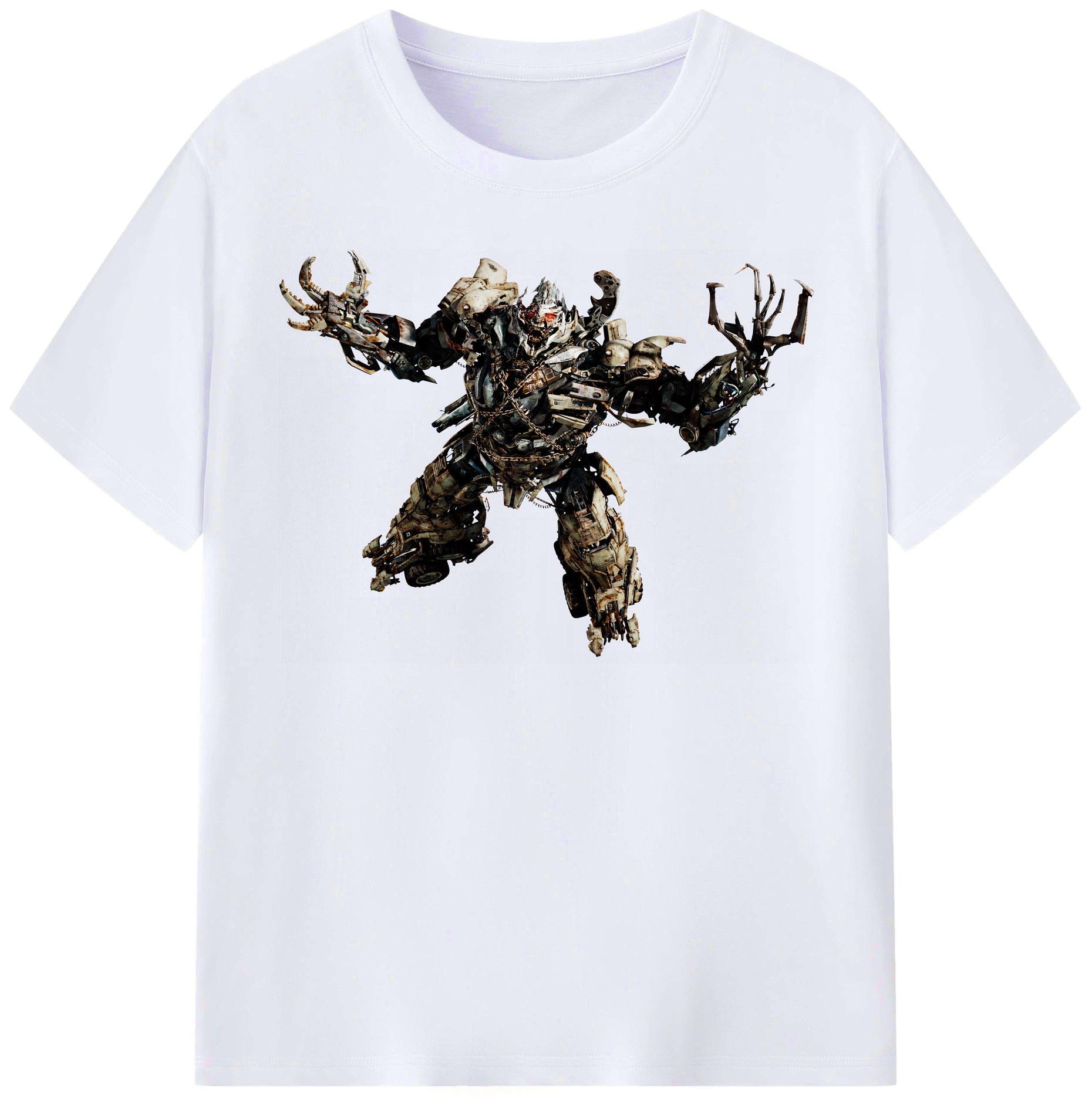 （画像用） Transformers トランスフォーマー レディースカジュアルプリントTシャツ（綿100％）