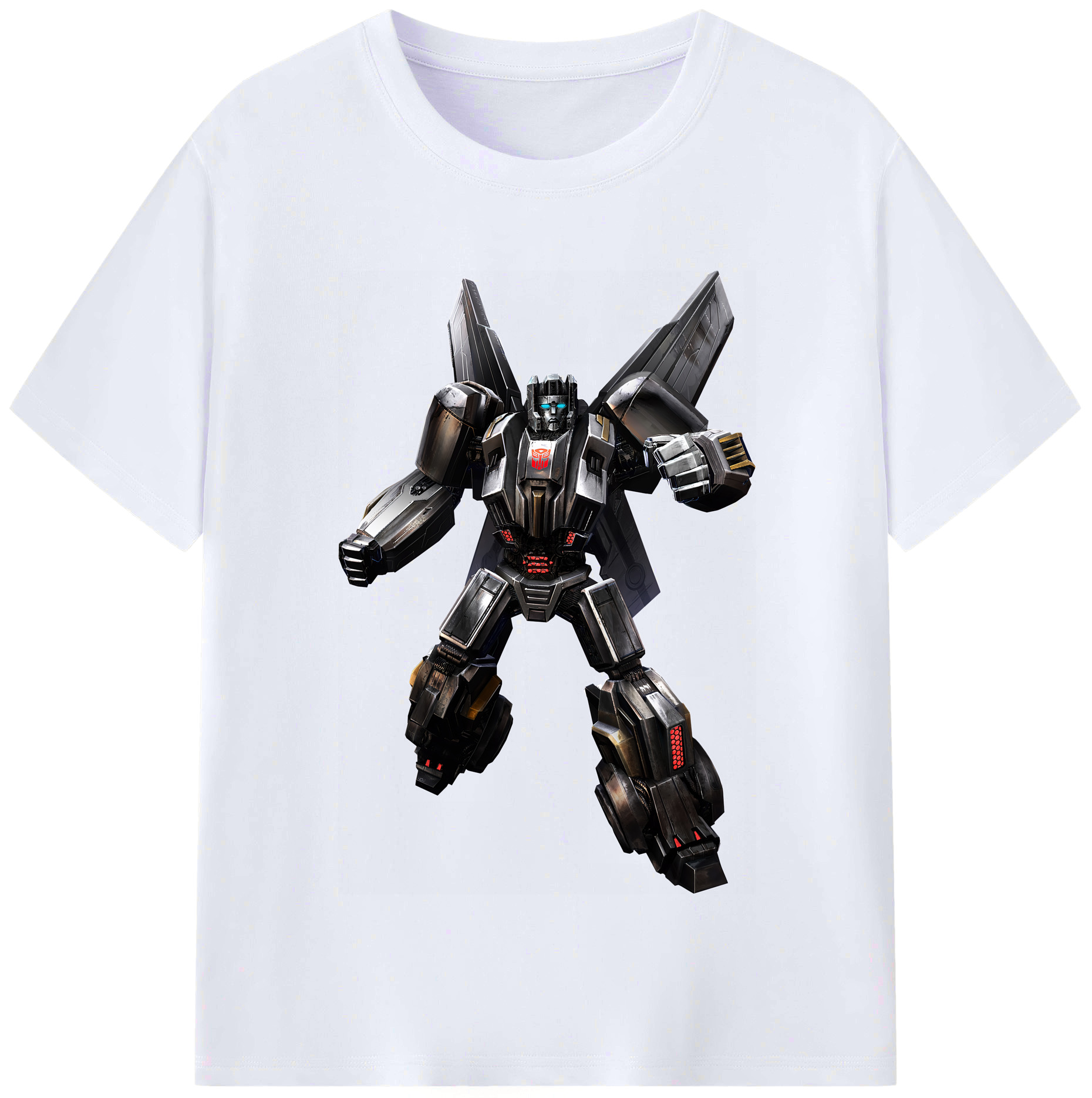 （画像用） Transformers トランスフォーマー レディースカジュアルプリントTシャツ（綿100％）