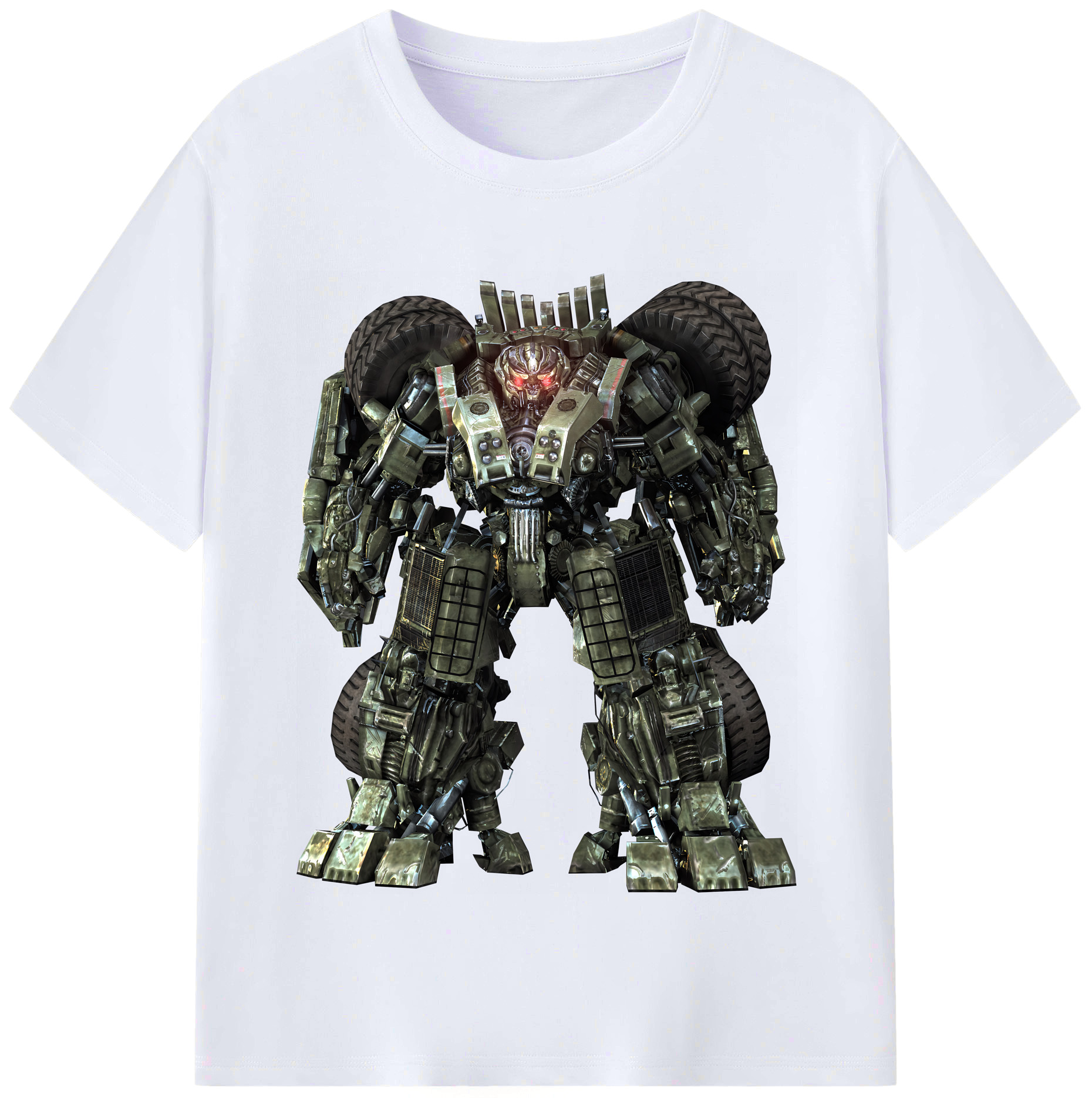 （画像用） Transformers トランスフォーマー レディースカジュアルプリントTシャツ（綿100％）
