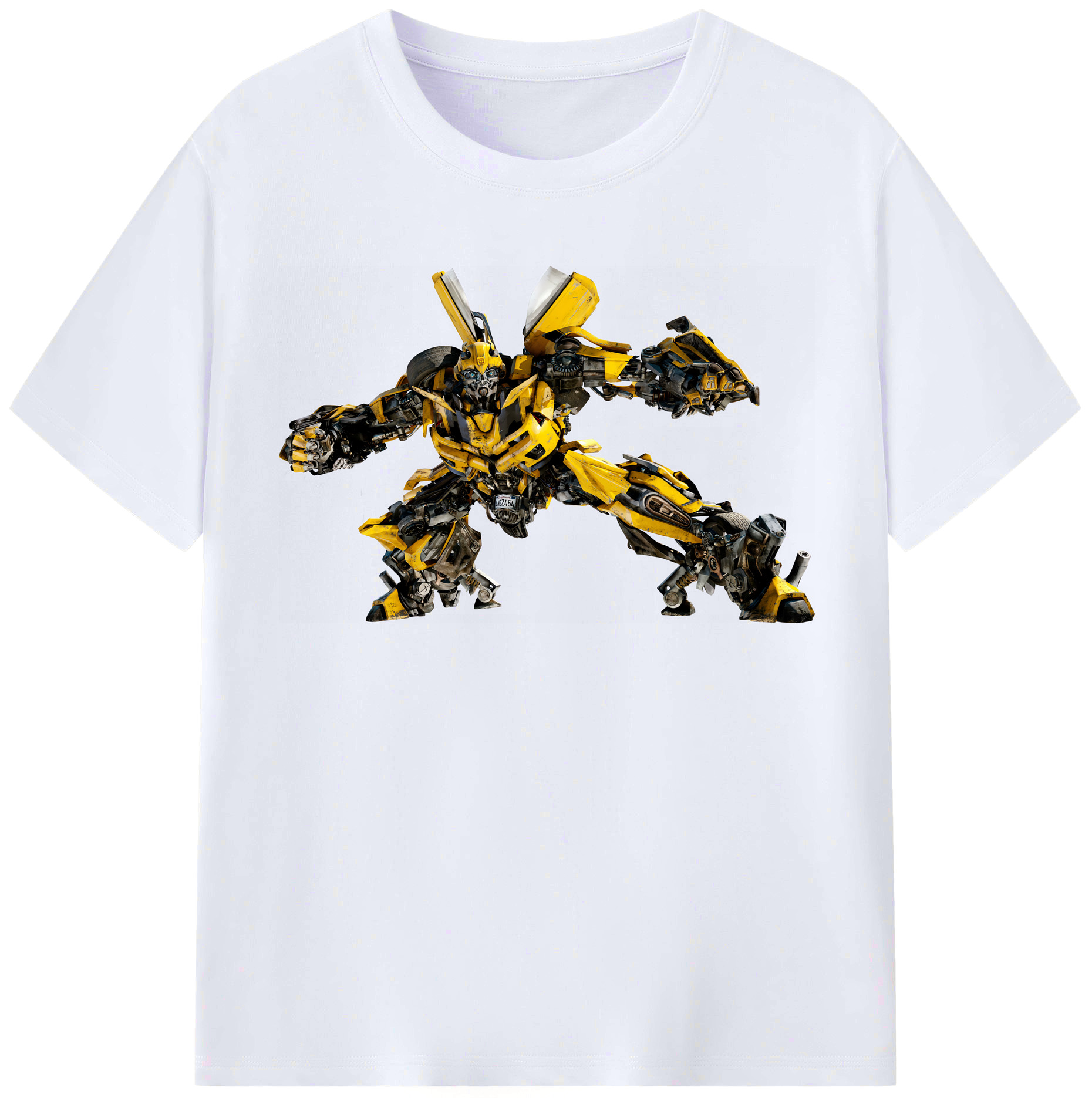 （画像用） Transformers トランスフォーマー レディースカジュアルプリントTシャツ（綿100％）