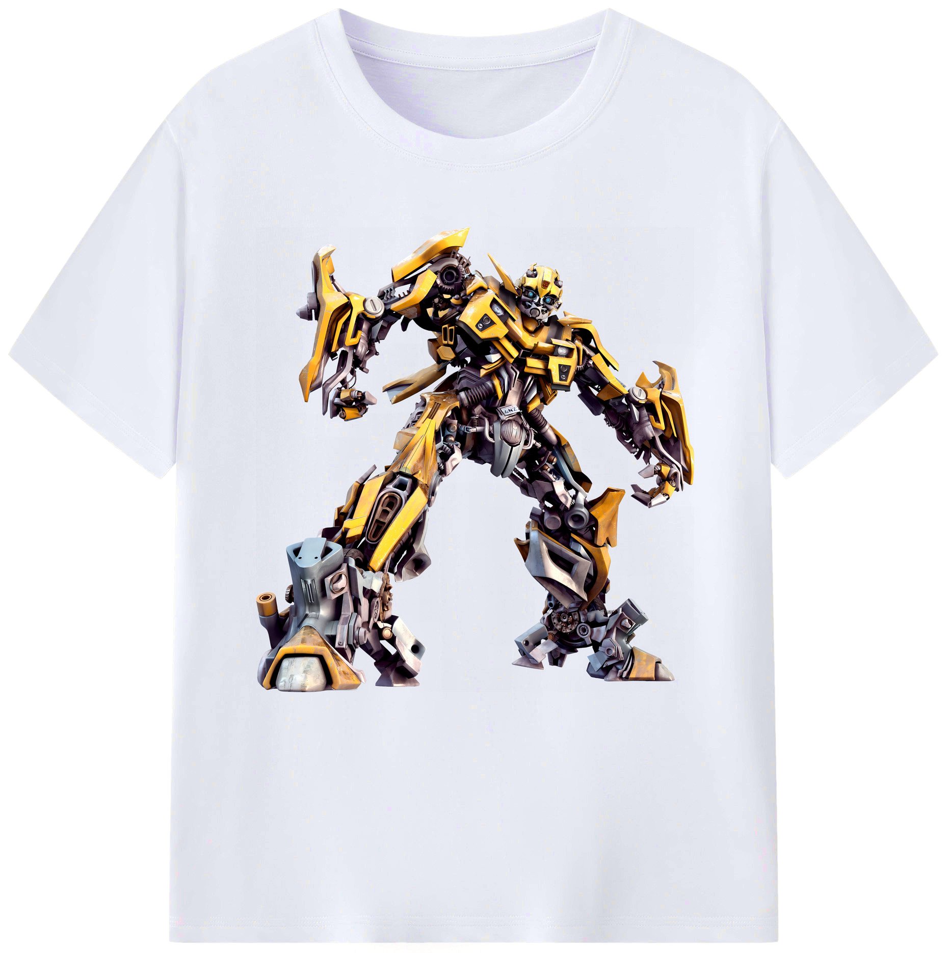 （画像用） Transformers トランスフォーマー レディースカジュアルプリントTシャツ（綿100％）