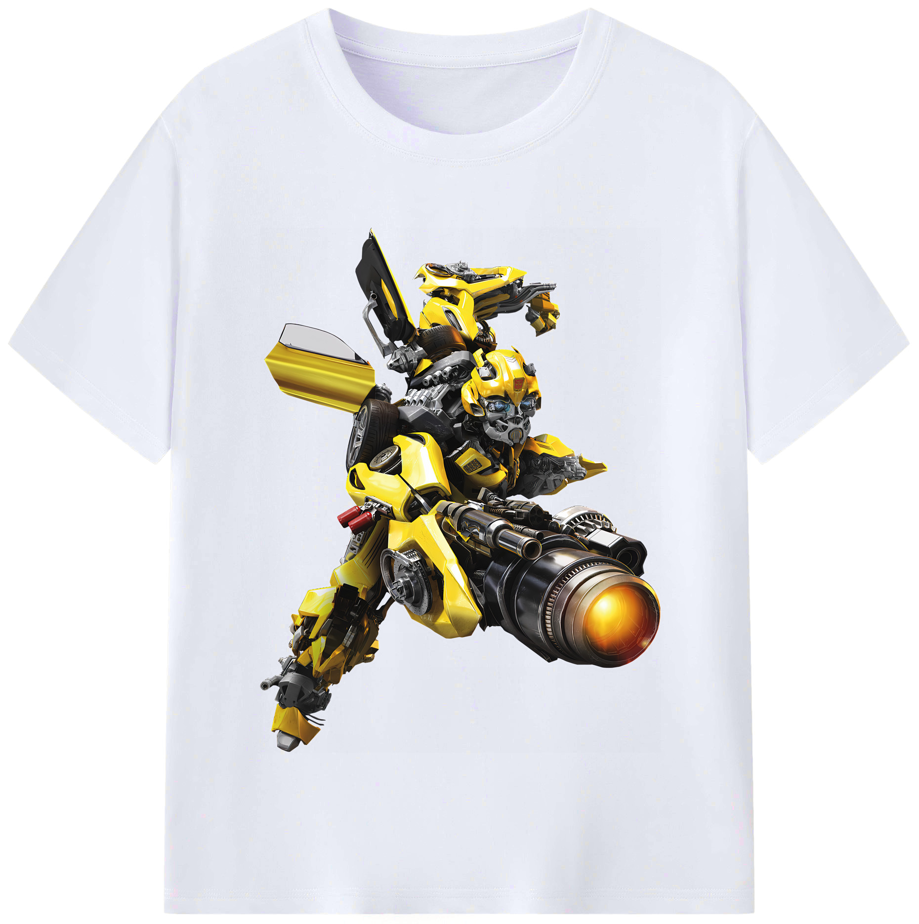 （画像用） Transformers トランスフォーマー レディースカジュアルプリントTシャツ（綿100％）