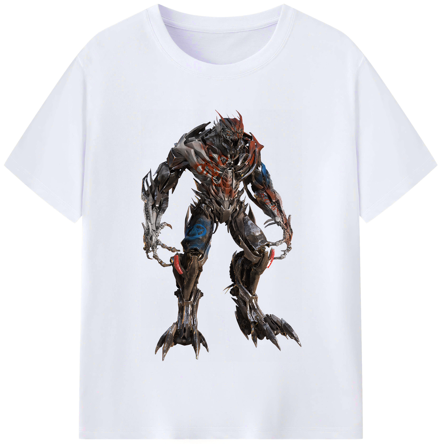 （画像用） Transformers トランスフォーマー レディースカジュアルプリントTシャツ（綿100％）