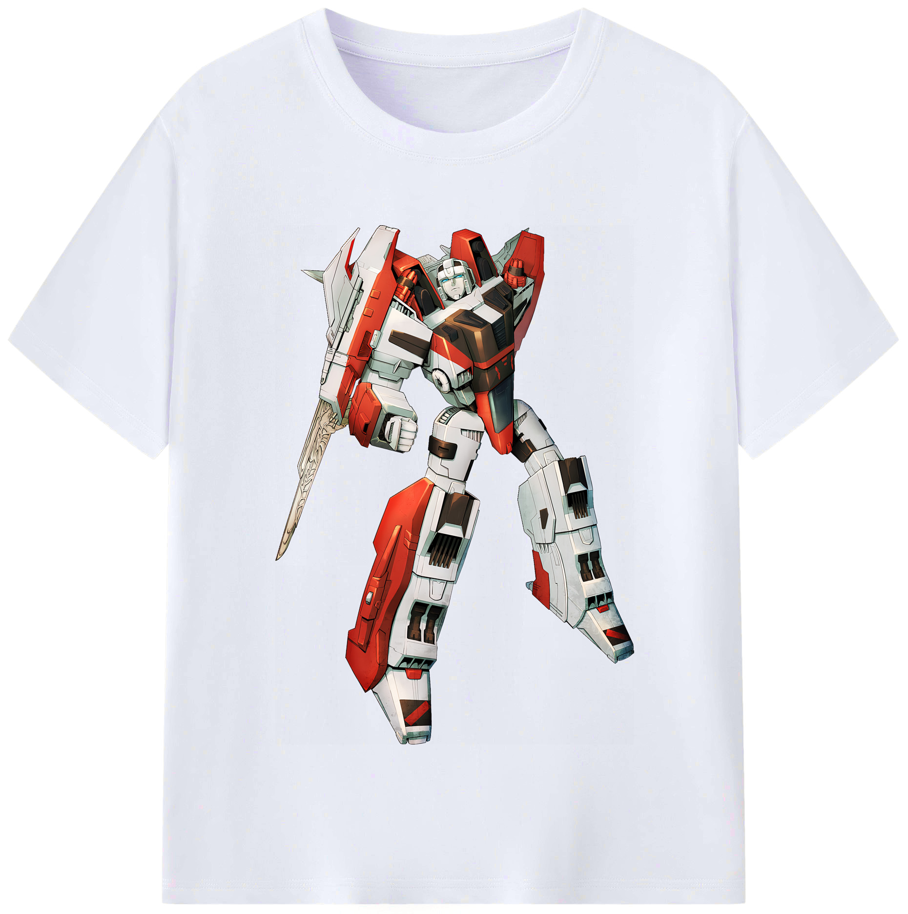（画像用） Transformers トランスフォーマー レディースカジュアルプリントTシャツ（綿100％）