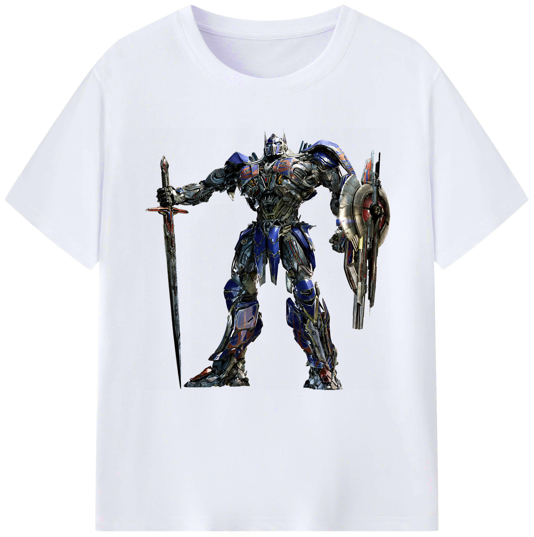 （画像用） Transformers トランスフォーマー レディースカジュアルプリントTシャツ（綿100％）