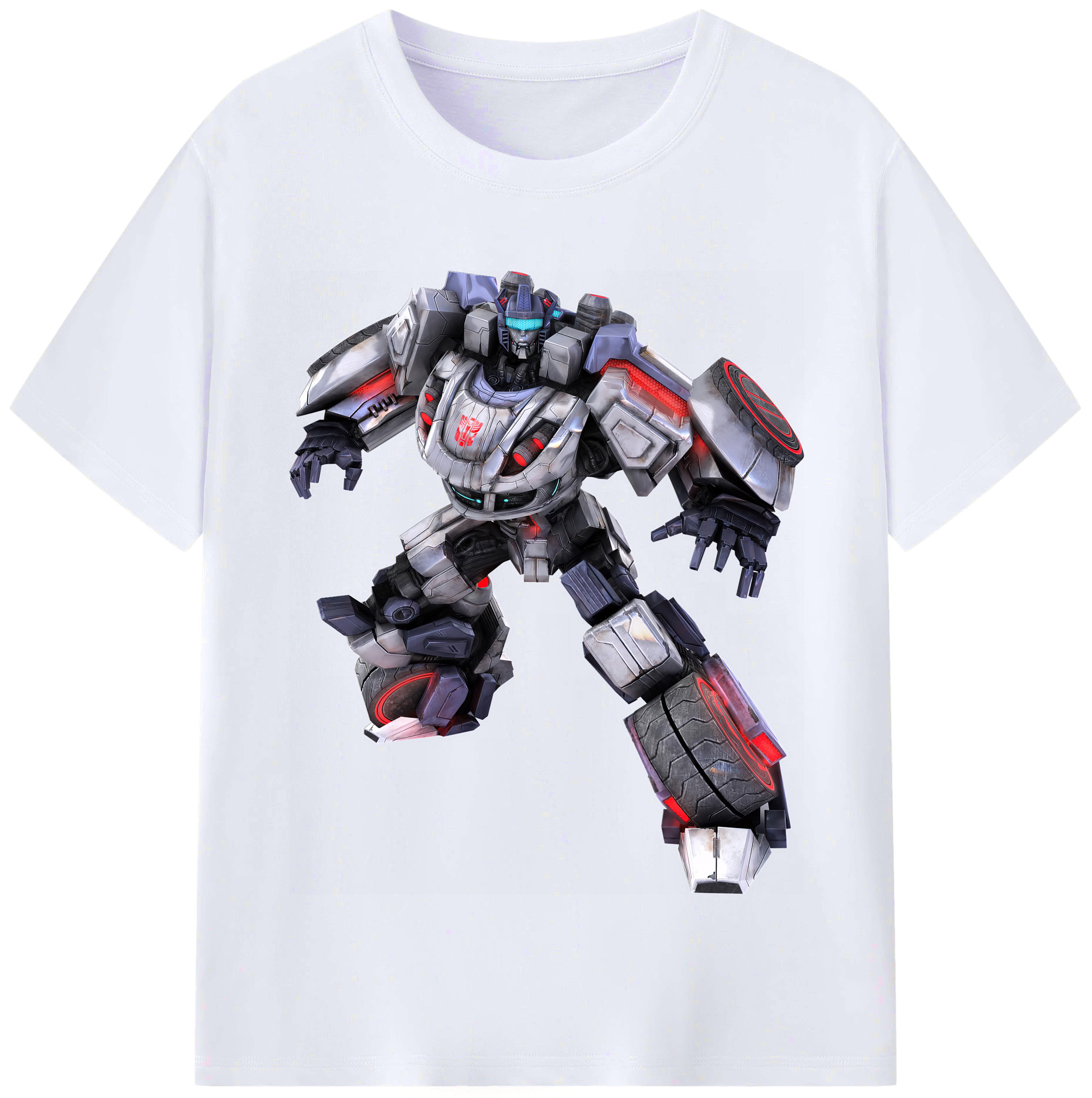 （画像用） Transformers トランスフォーマー レディースカジュアルプリントTシャツ（綿100％）