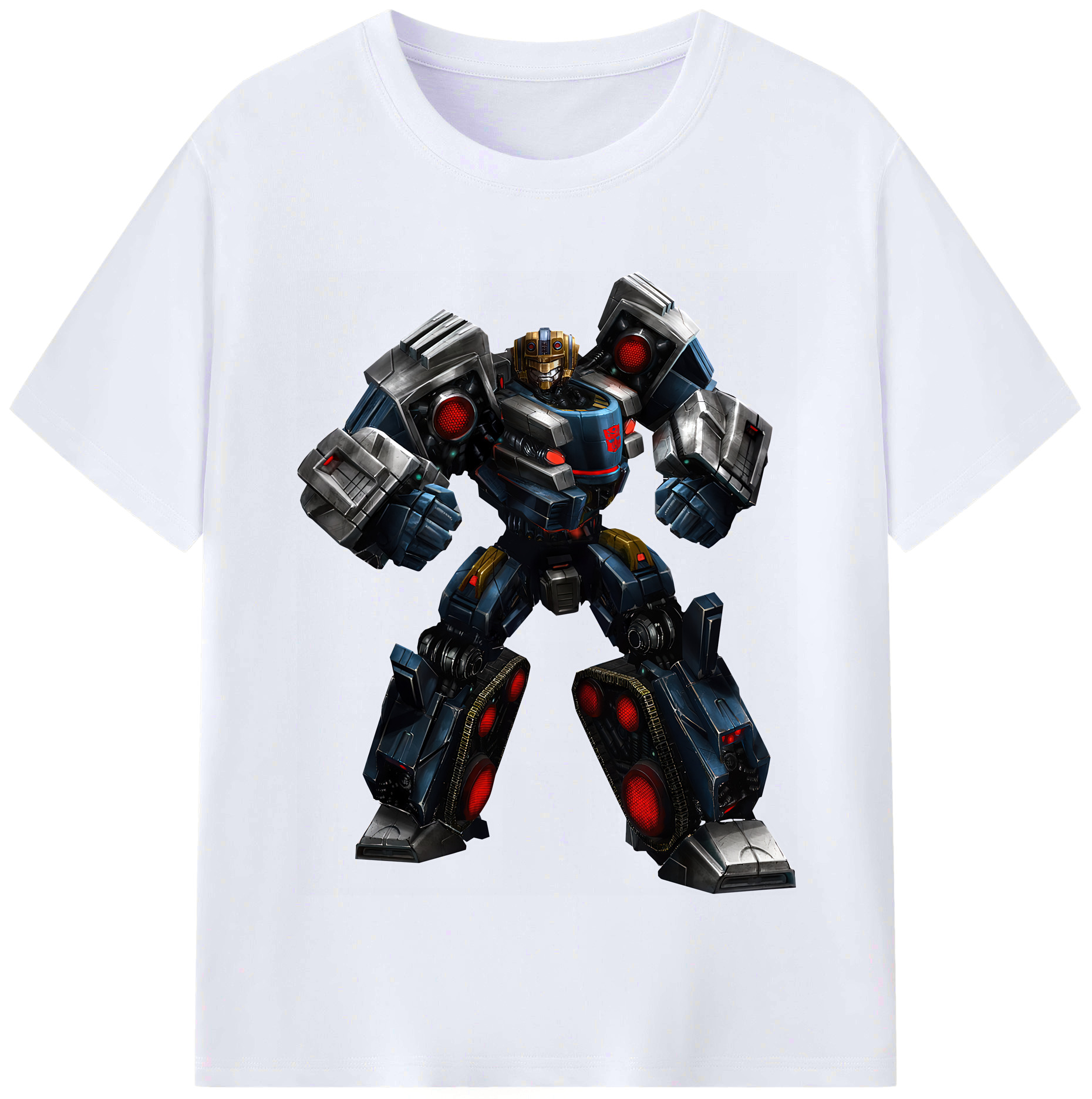 （画像用） Transformers トランスフォーマー レディースカジュアルプリントTシャツ（綿100％）